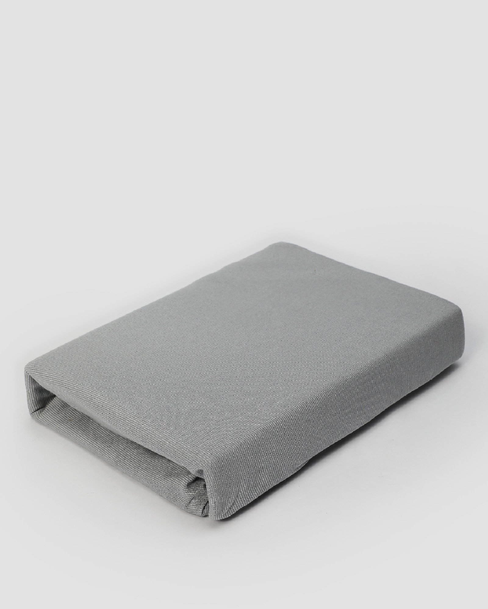 Lençol de cama com elástico em malha liso - SOLTEIRO Cinza Claro | Casa Riachuelo