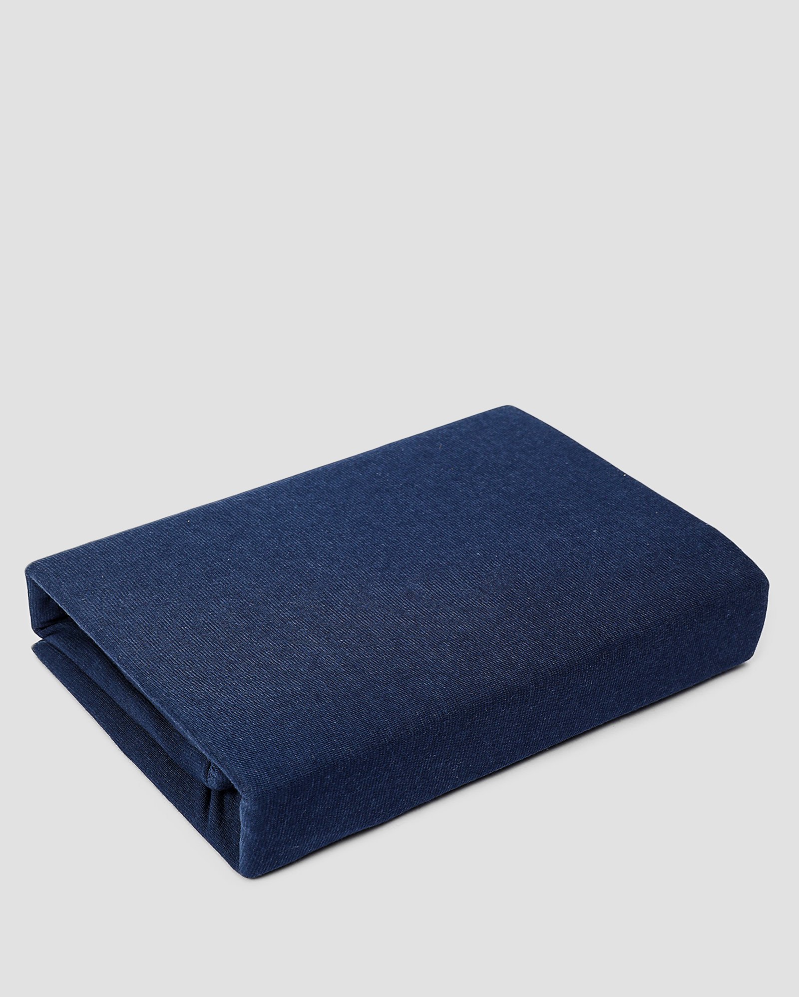 Lençol de cama com elástico em malha liso - CASAL Azul Escuro | Casa Riachuelo