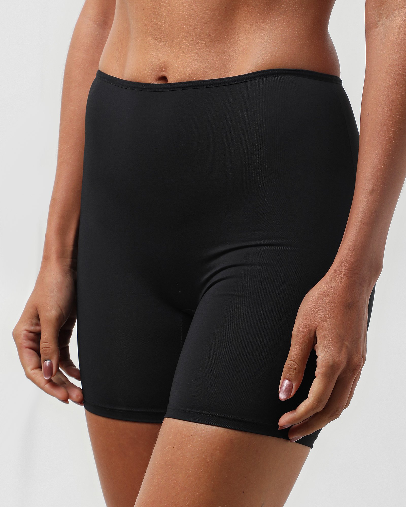 Bermuda modeladora cintura alta - Preto