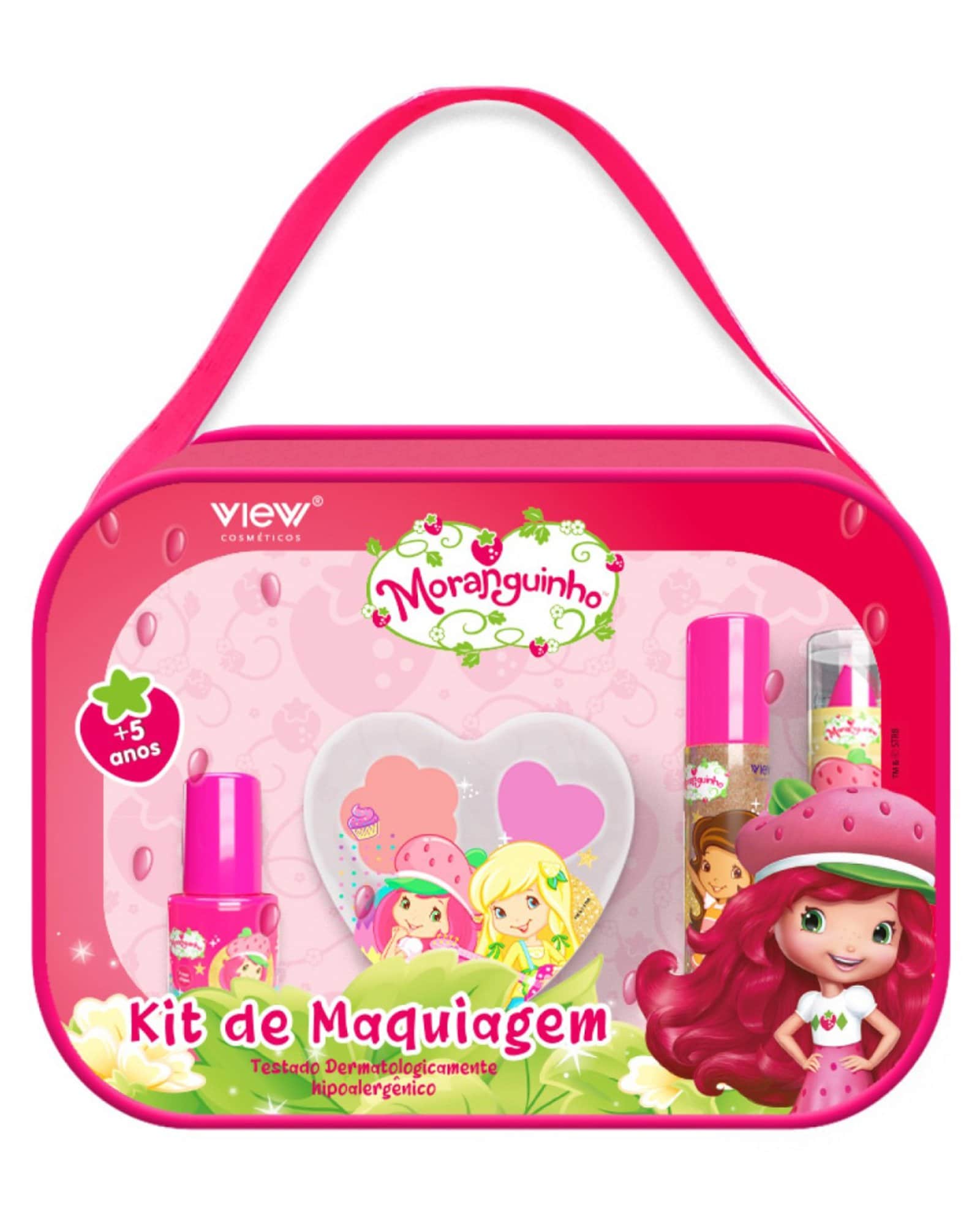 Riachuelo | Kit maquiagem bolsinha moranguinho 16g | View Cosméticos