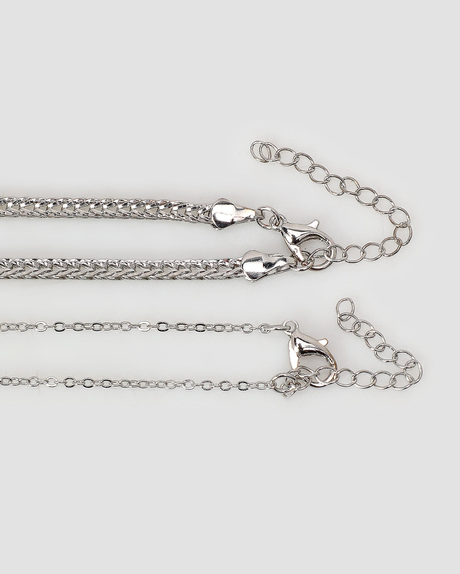 Colares Riachuelo Riachuelo | Kit colar feminino 2 peças com pedra prata