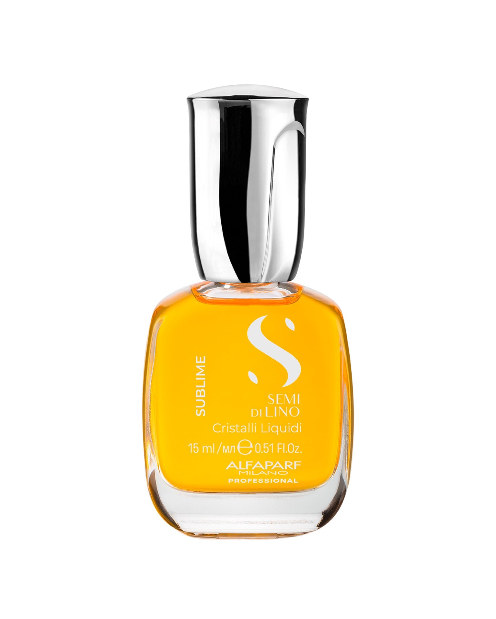 Óleo capilar com proteção térmica milano semi di lino sublime cristalli 15ml | Alfaparf