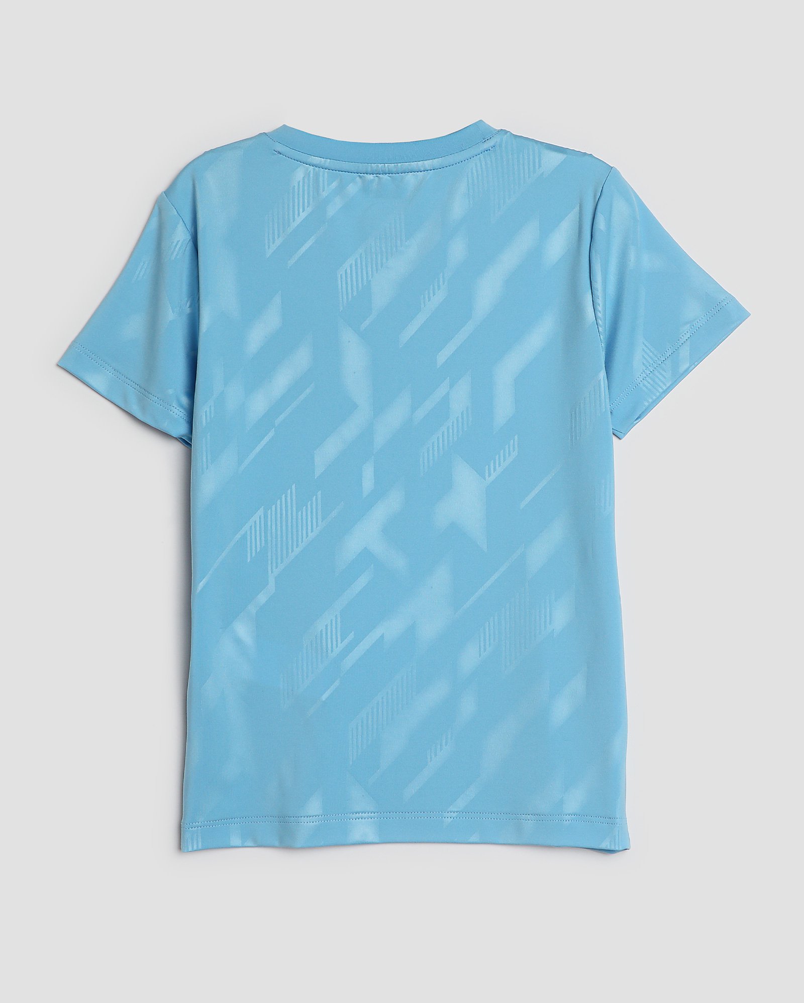 Camiseta infantil futebol estampa geométrica 4-10A azul | Manchester City