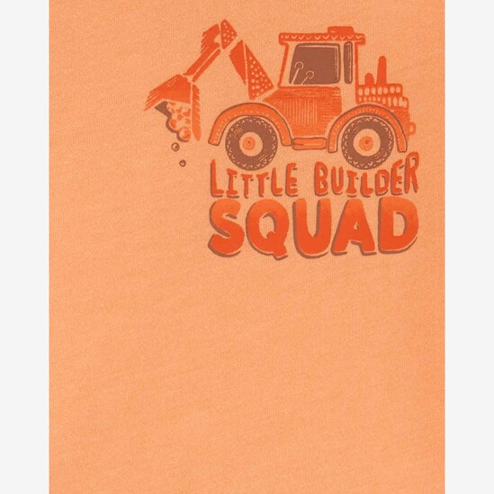Conjunto curto infantil 2 peças little builder squad multicor | Carter's