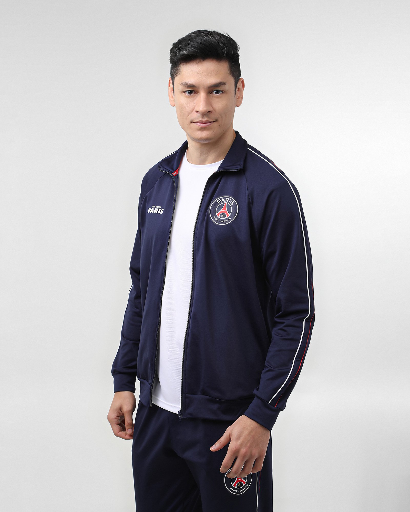 Jaqueta masculina futebol Paris Saint-German azul