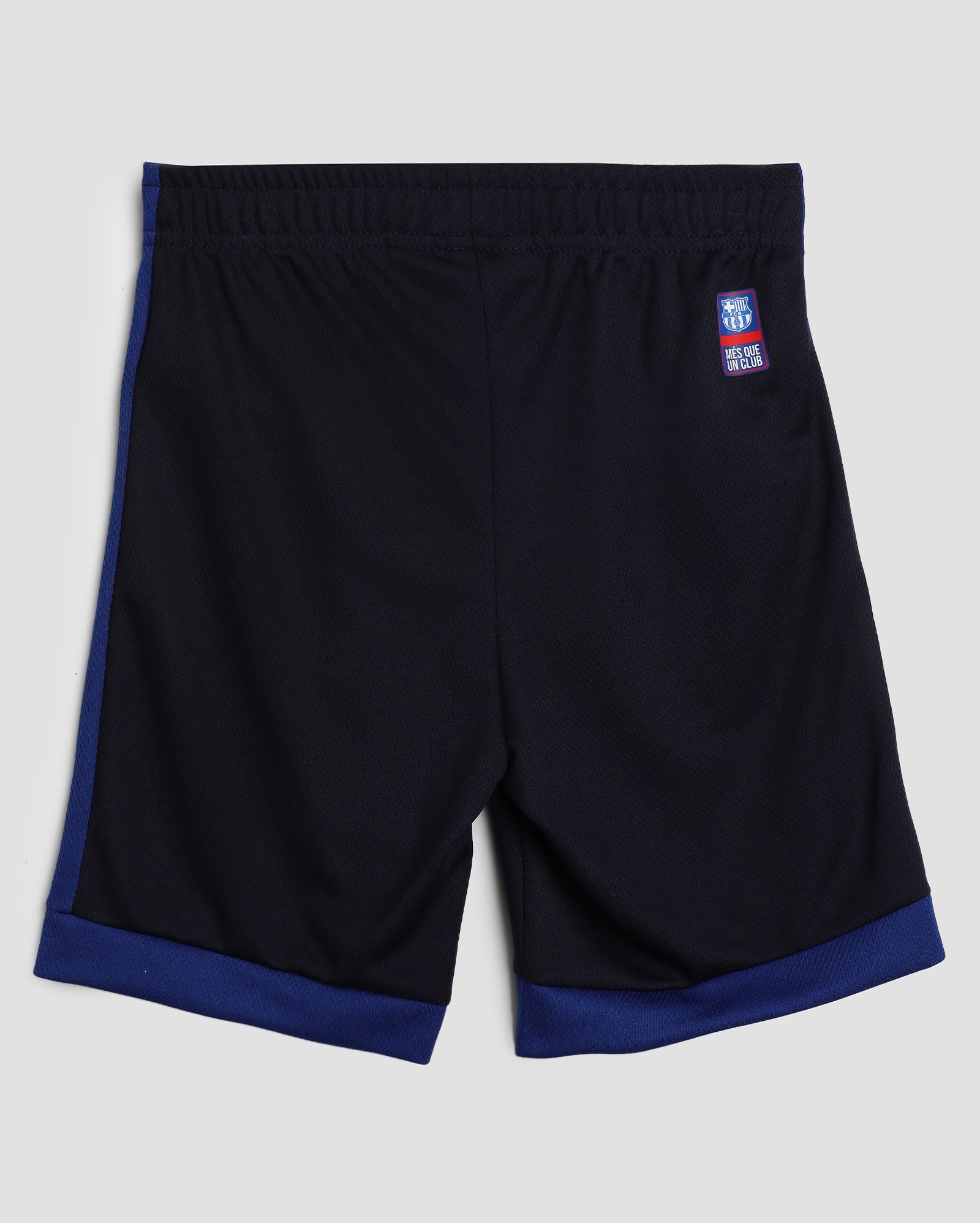 Bermuda infantil futebol clube Barcelona reta 4-10A azul