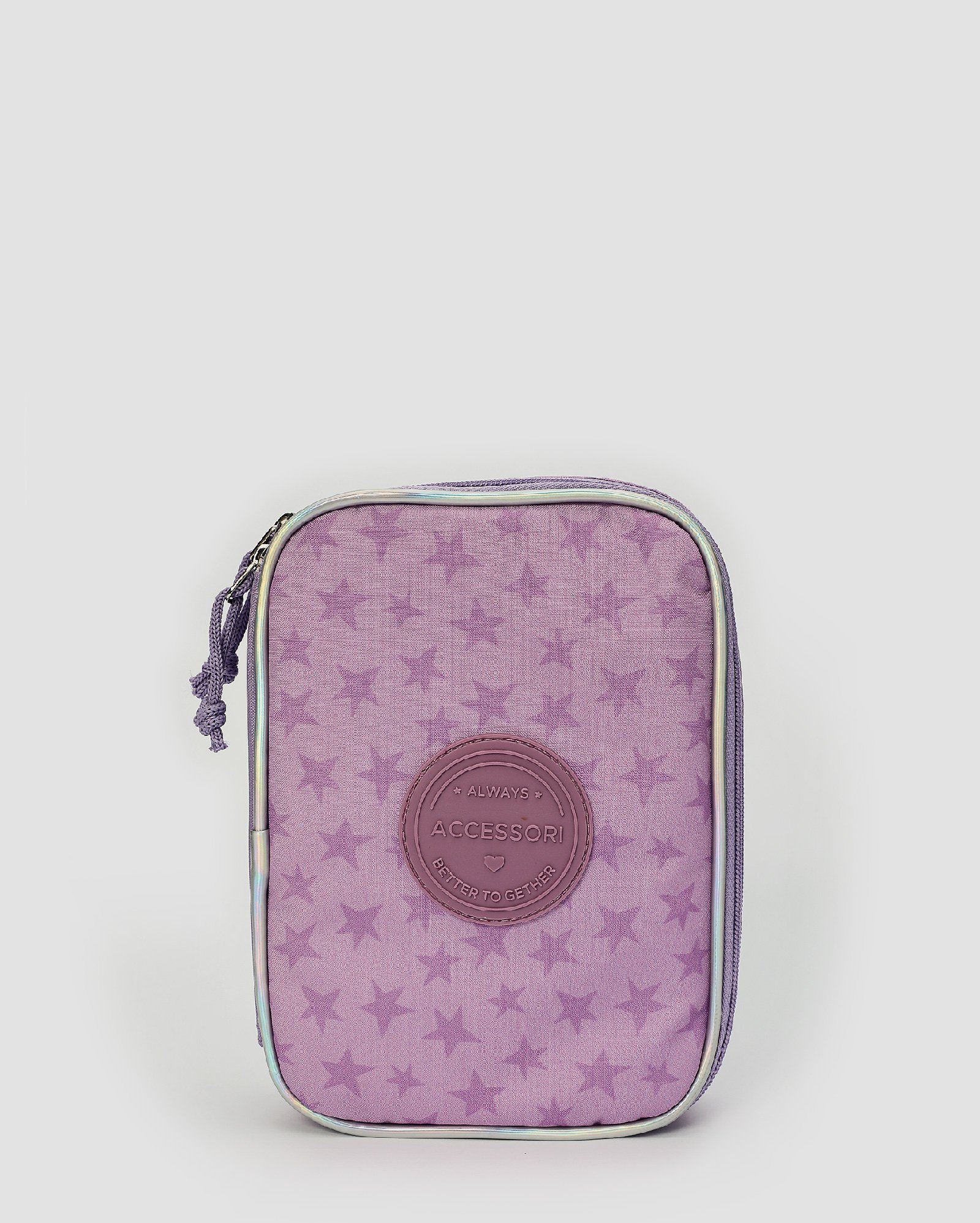 Estojo infantil divisórias estrelas lilás | Accessori by Riachuelo