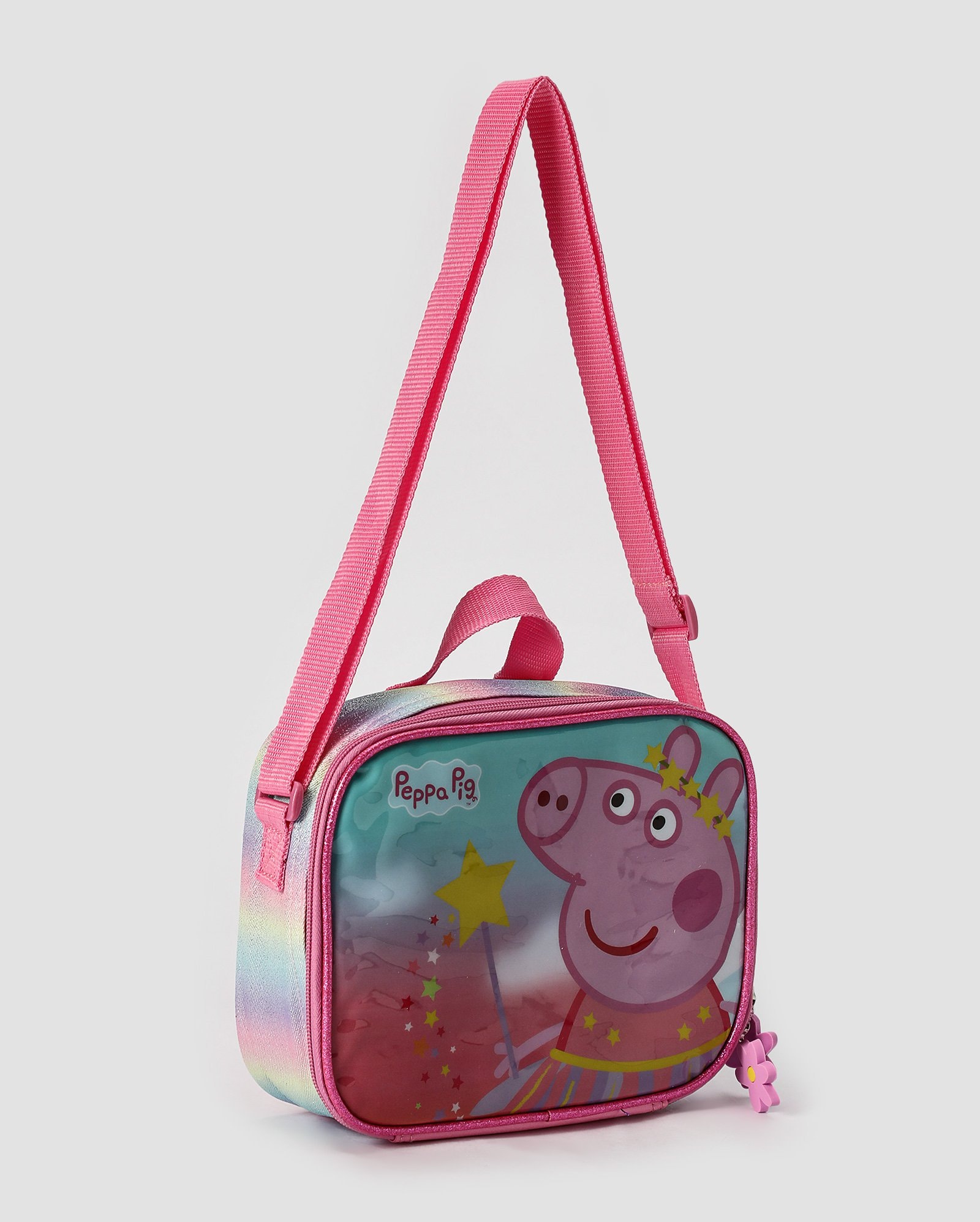 Riachuelo Lancheira térmica infantil Peppa Pig rosa Hasbro