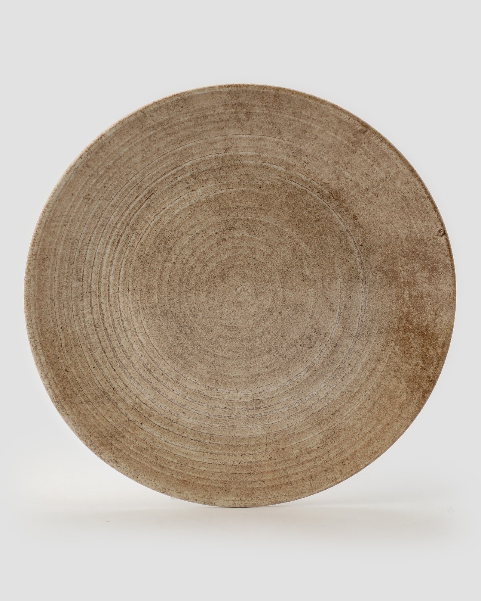 Prato raso cerâmica Gilbert 25cm bege | Casa Riachuelo