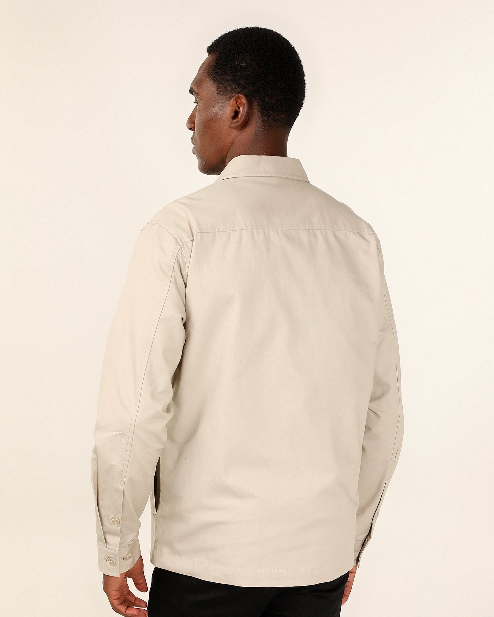 Jaqueta masculina regular bolsos utilitários bege | Original by Riachuelo