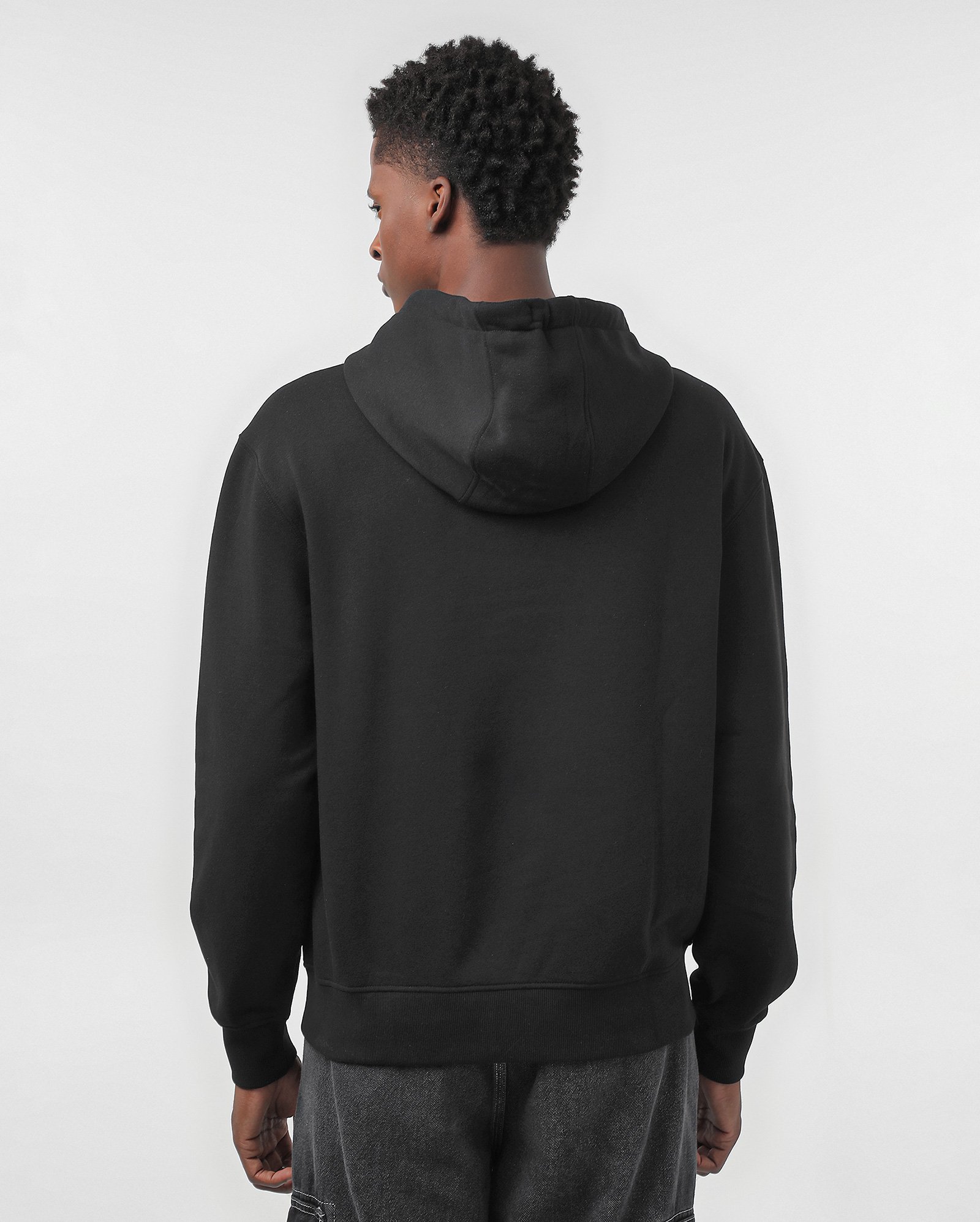 Blusa de moletom masculina com capuz city culture - Preto