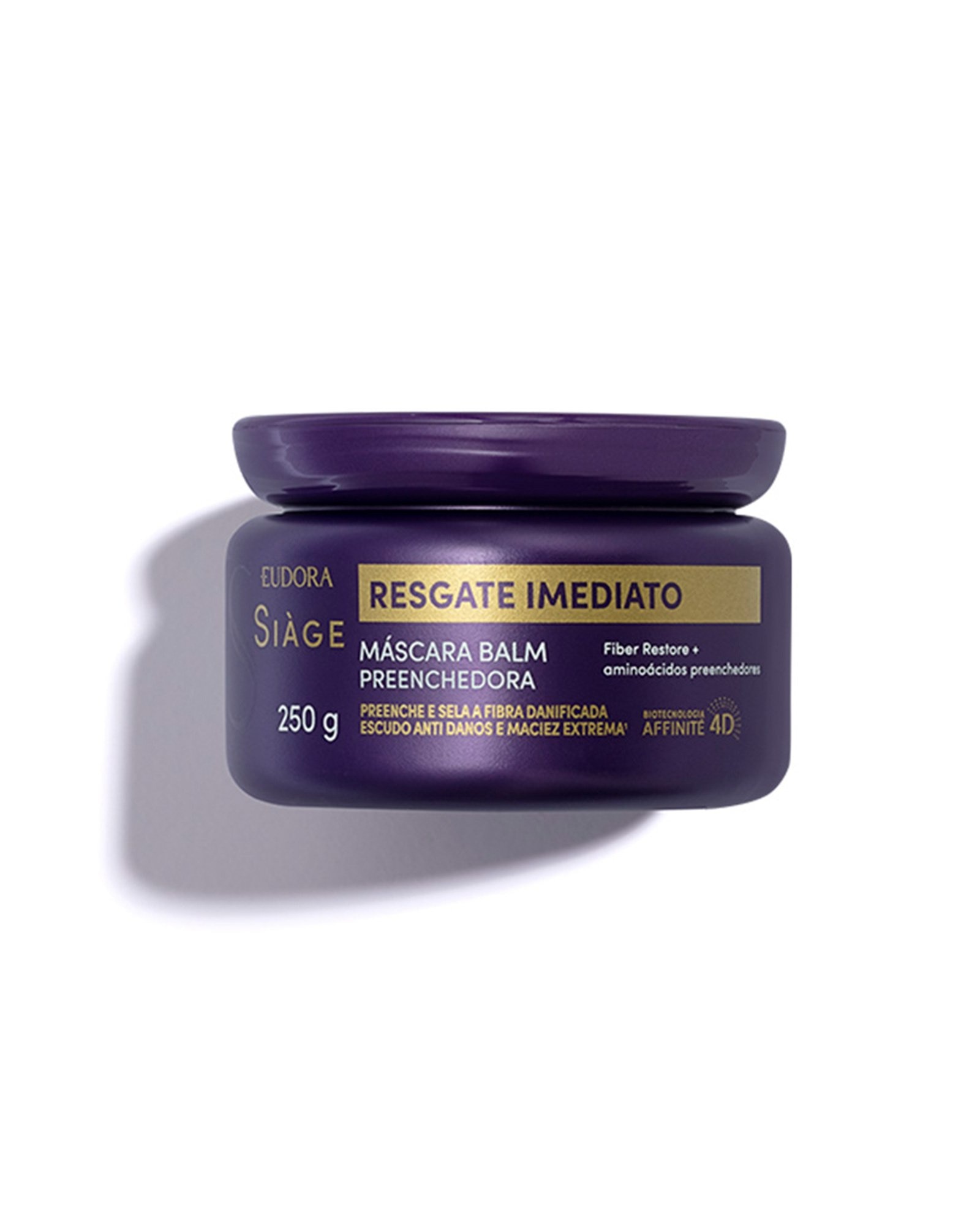 Máscara capilar balm Siàge Resgate Imediato 250g | Eudora