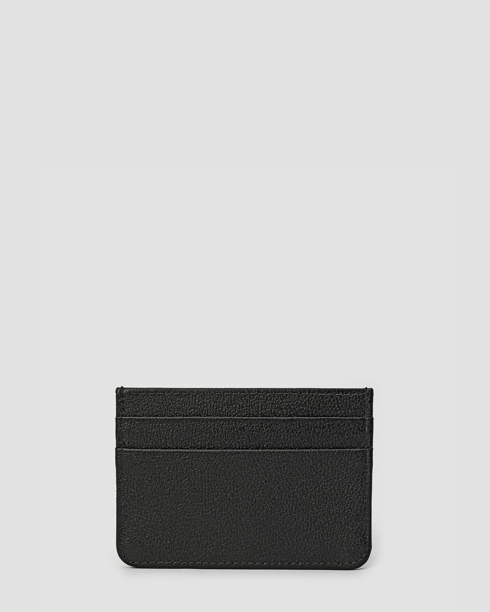 Carteira porta cartão masculina de couro preta | Accessori by Riachuelo