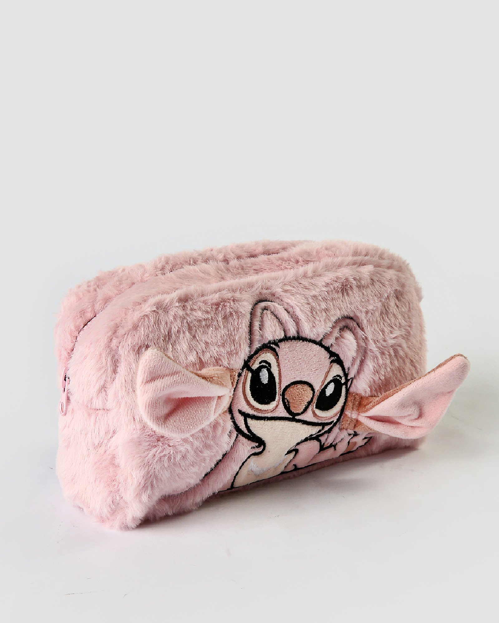 Necessaire peluciada Angel interativa G rosa | Disney