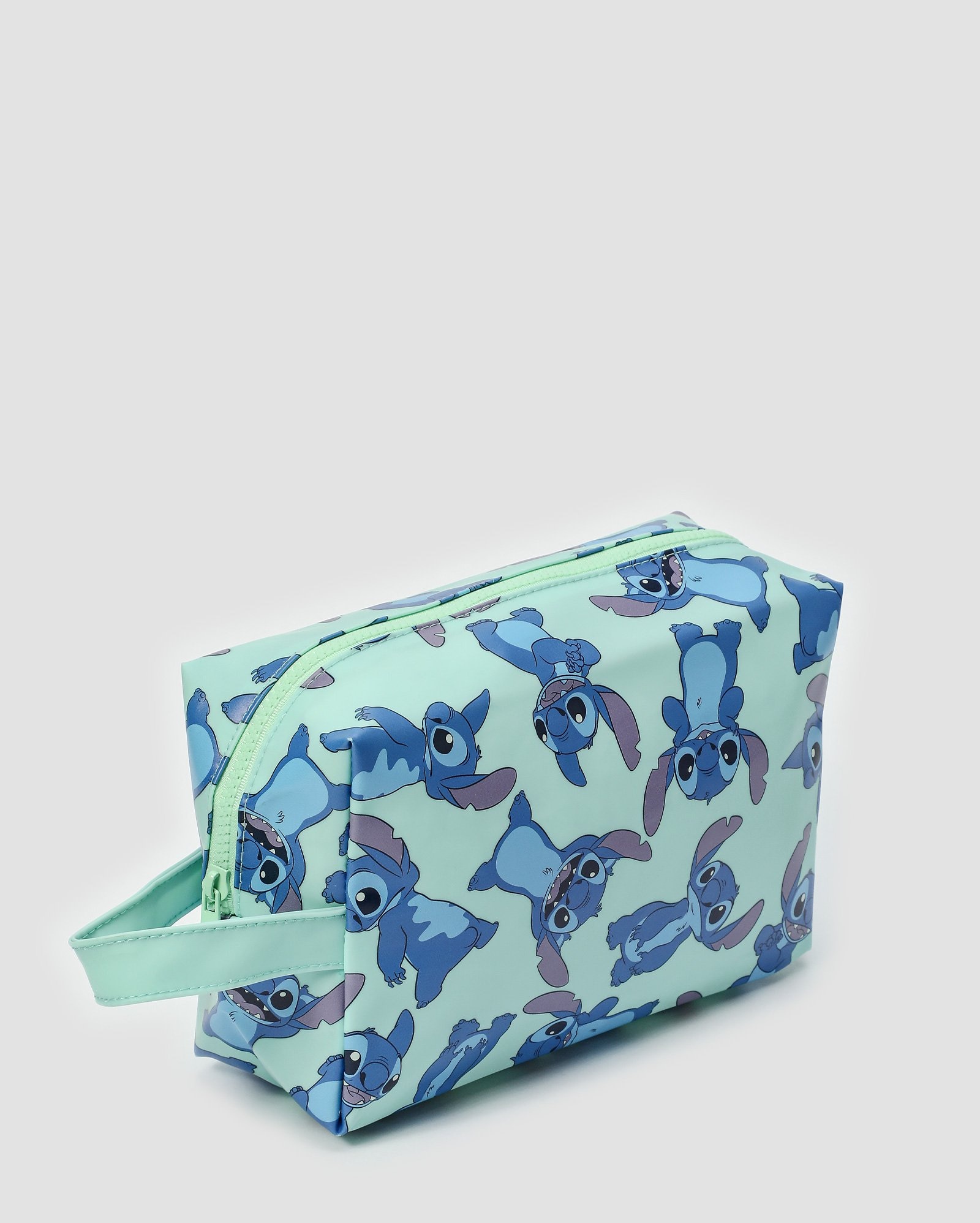 Necessaire padronagem Stitch G azul | Disney