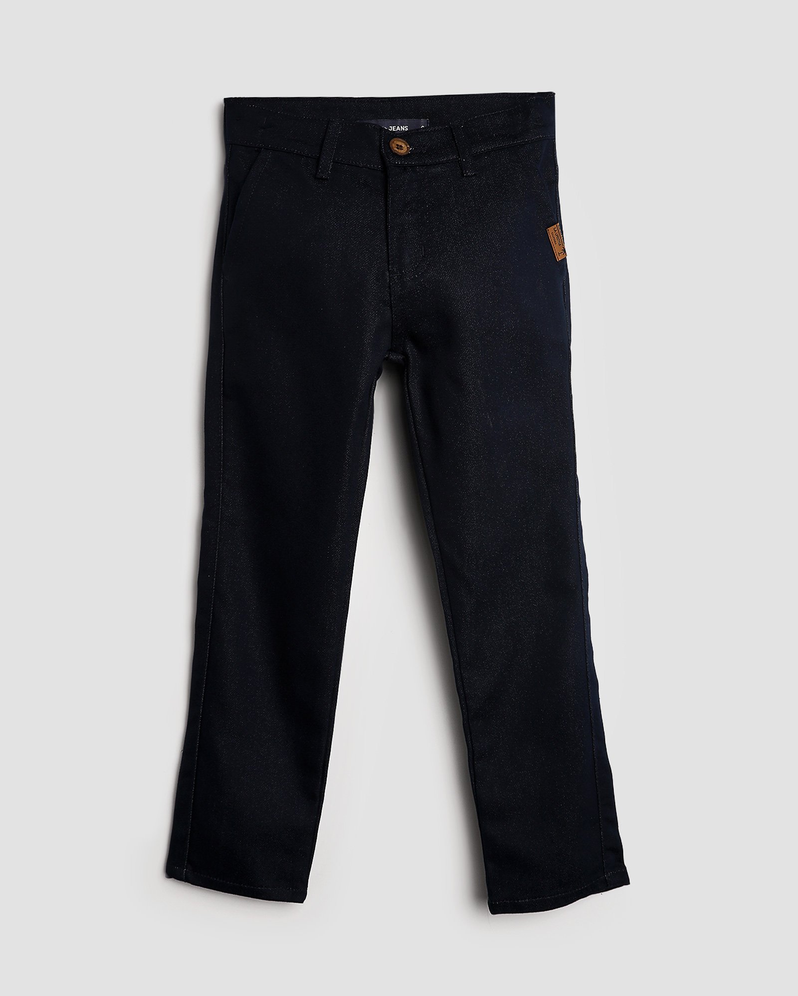 Calça sarja infantil slim chino 4-10A azul | Pool Kids