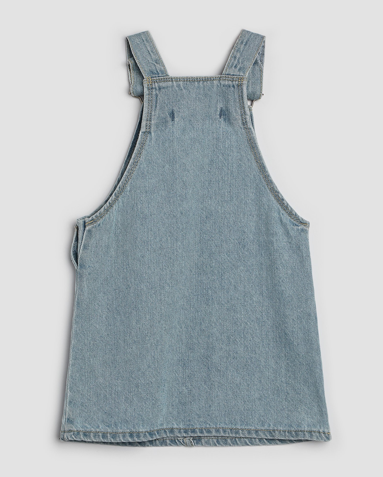 Salopete jeans infantil bolso de ursinho 1-4A denim médio | Pool Kids