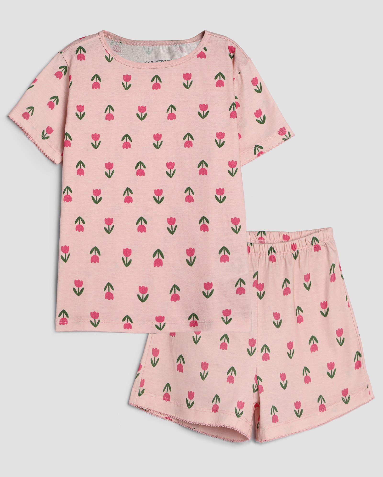 Pijama curto infantojuvenil rosinhas 6-14A rosa | Accessori by Riachuelo