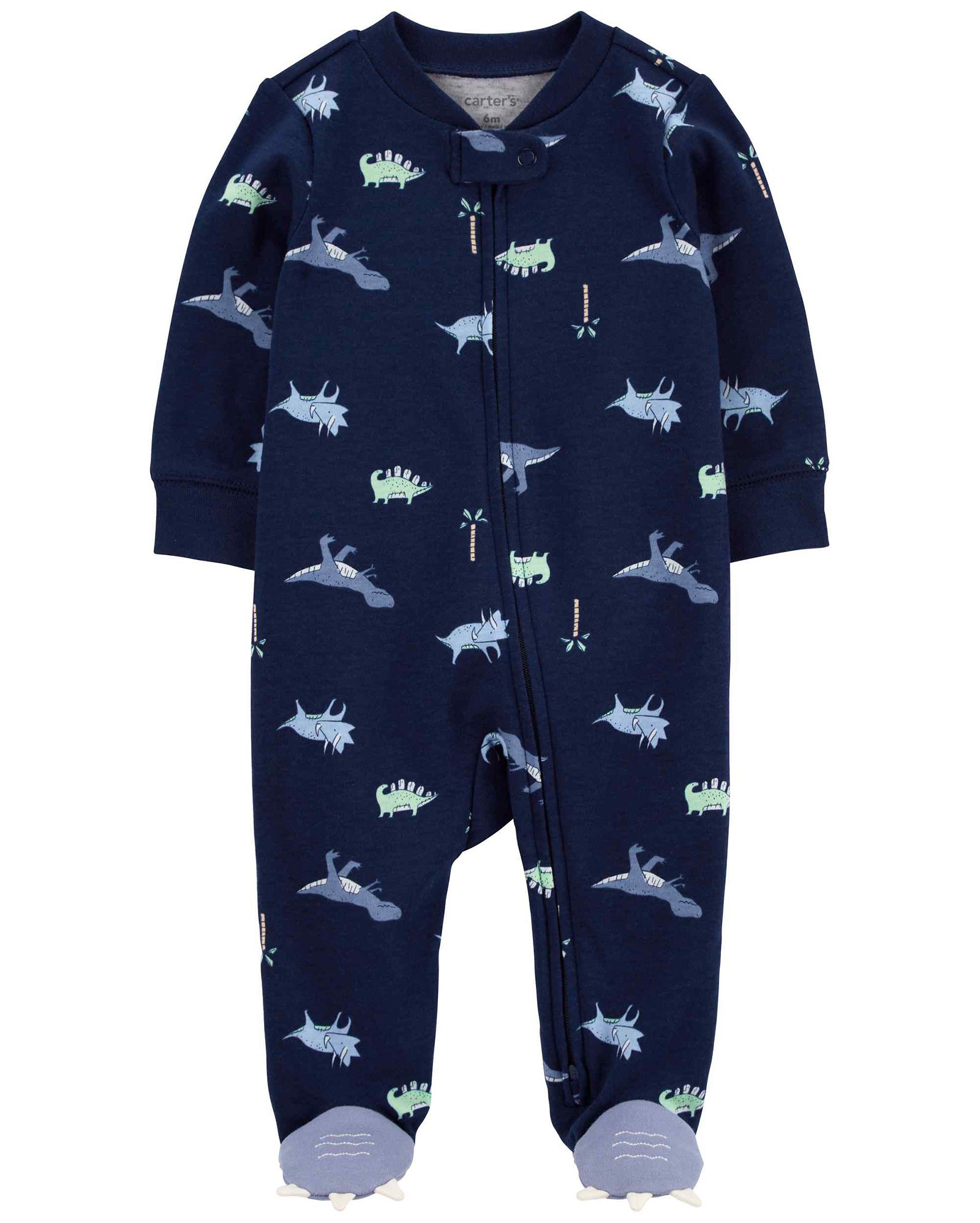 Macacão bebê pata dinossauro azul | Carter's