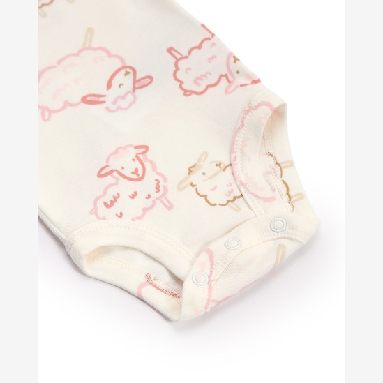 Conjunto longo bebê 3 peças atoalhados ovelha - multicor | Carter's