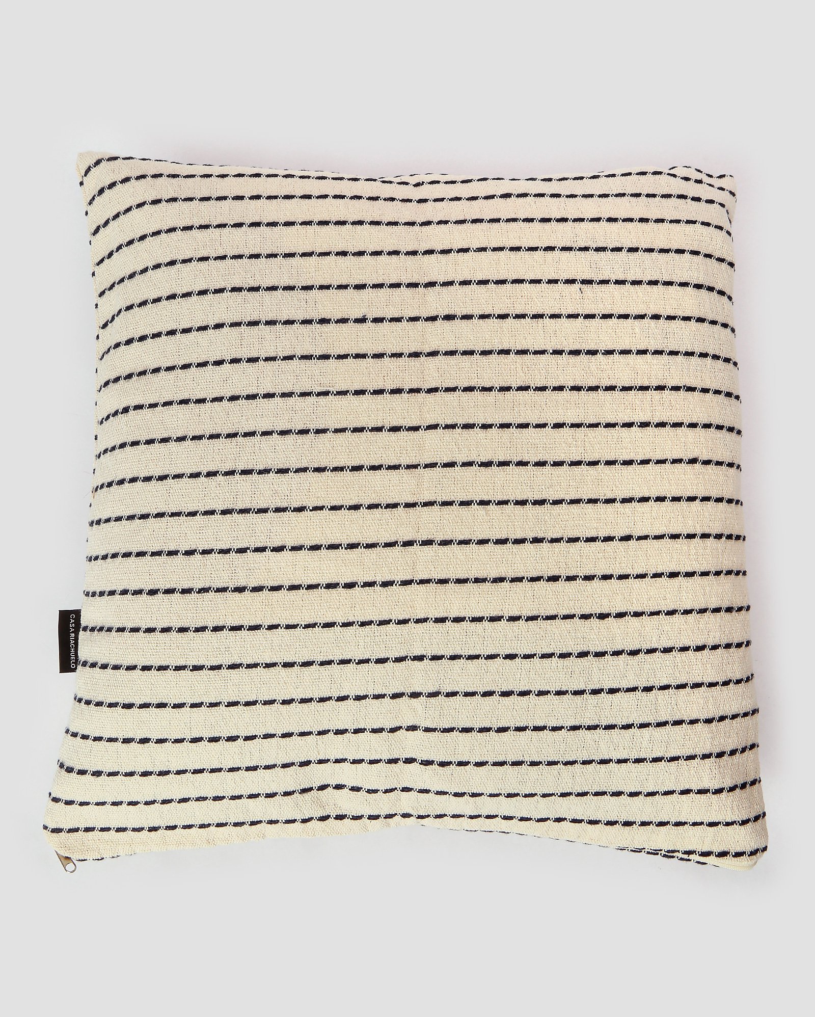 Capa de almofada pespontada 43x43cm bege | Casa Riachuelo
