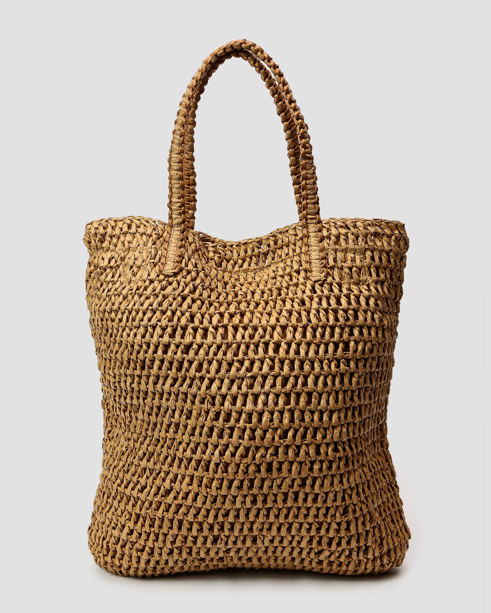 Bolsa feminina tote G tramada bege | Accessori by Riachuelo