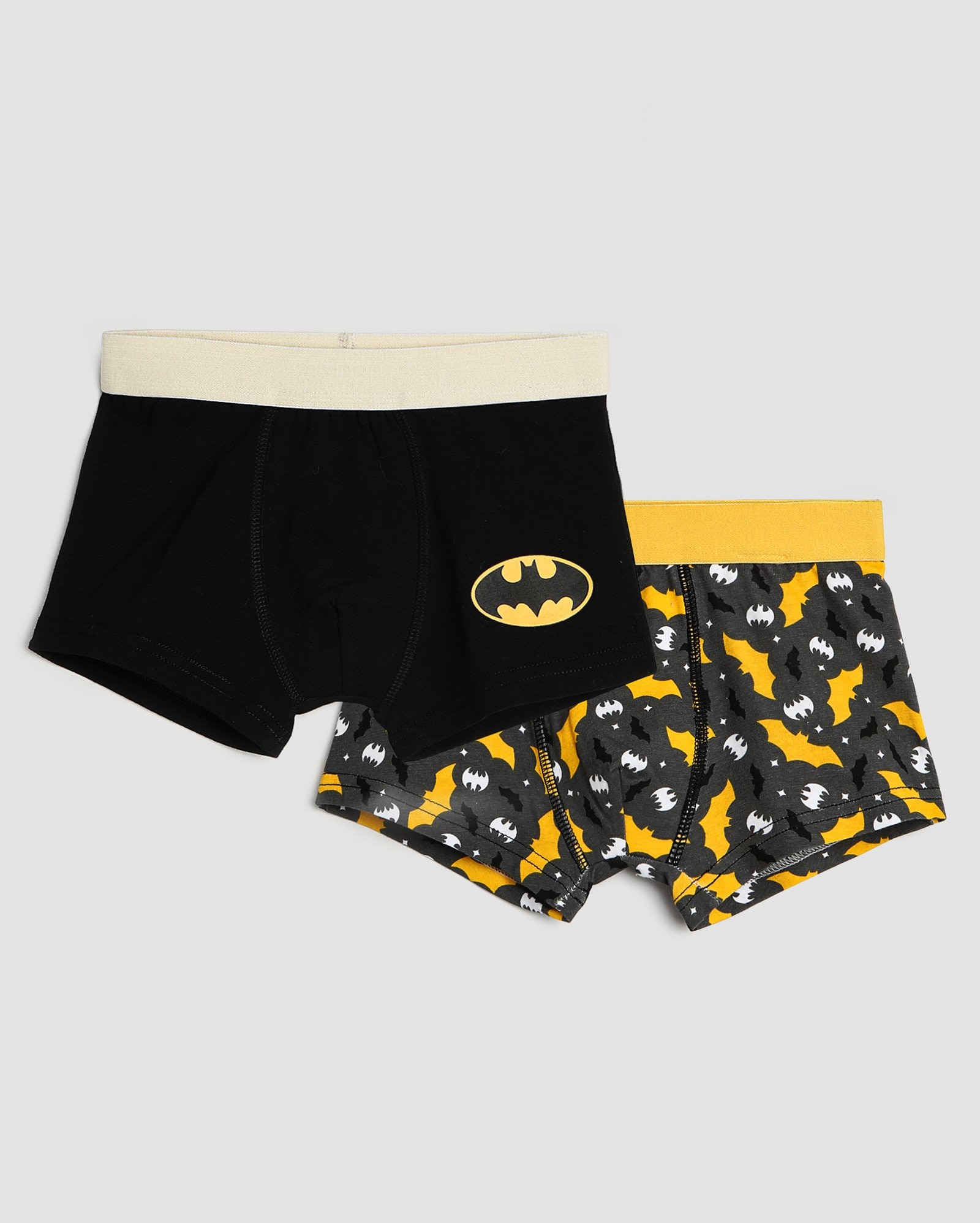 Kit cueca infantojuvenil boxer 2 peças Batman 4-12A multicor | DC Comics