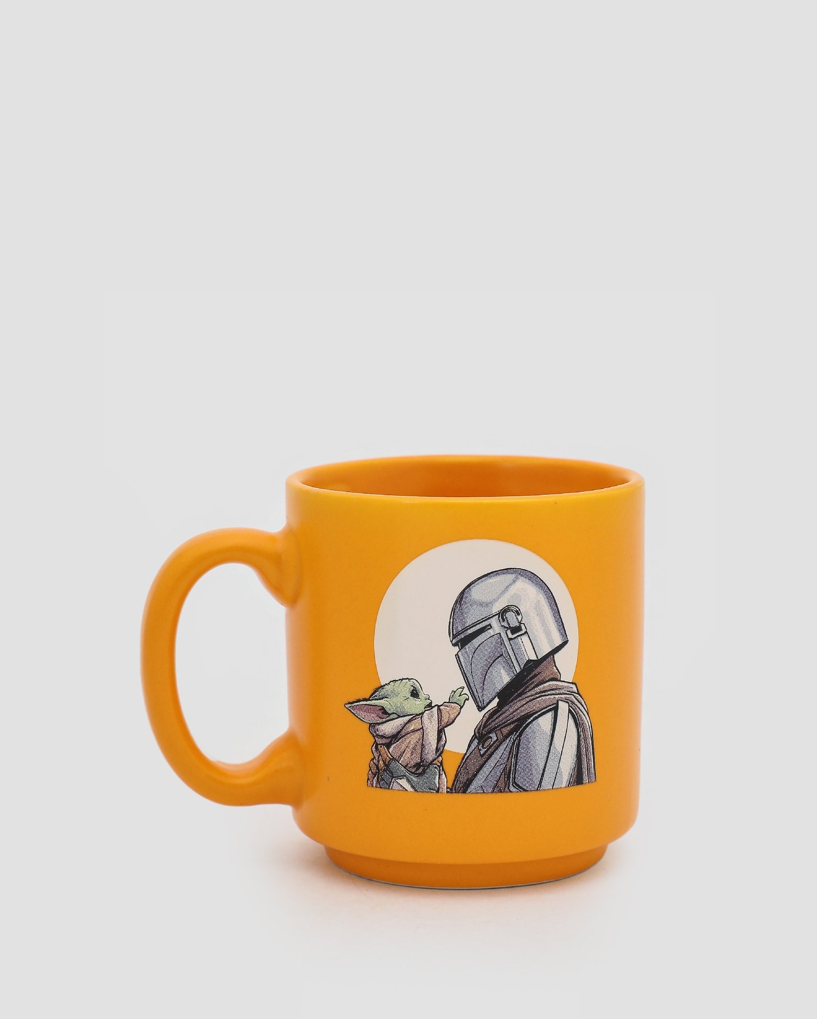 Caneca mini tina Yoda The Mandalorian 100ml amarela | FANLAB