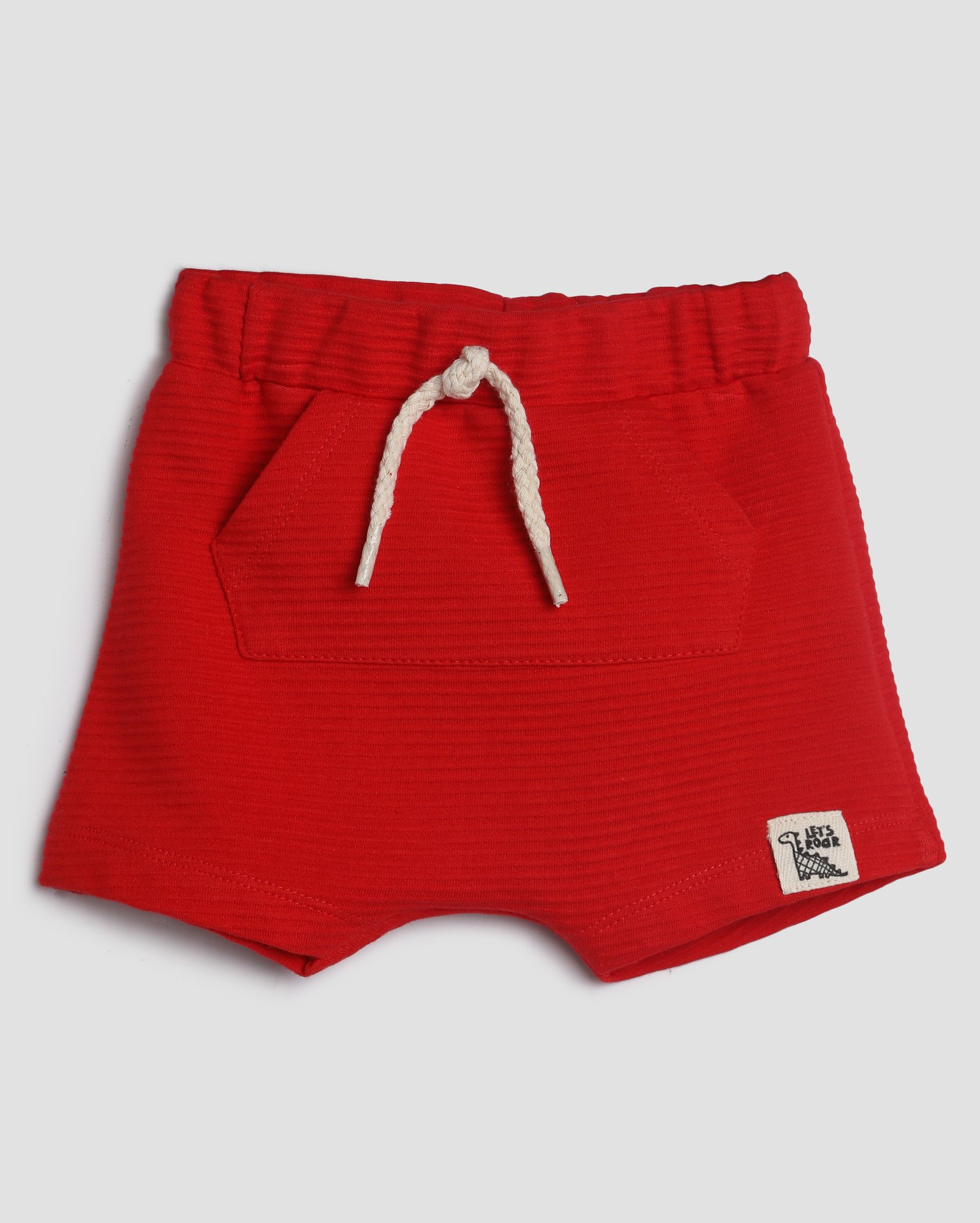 Short de moletom bebê com bolso canguru | Baby Way