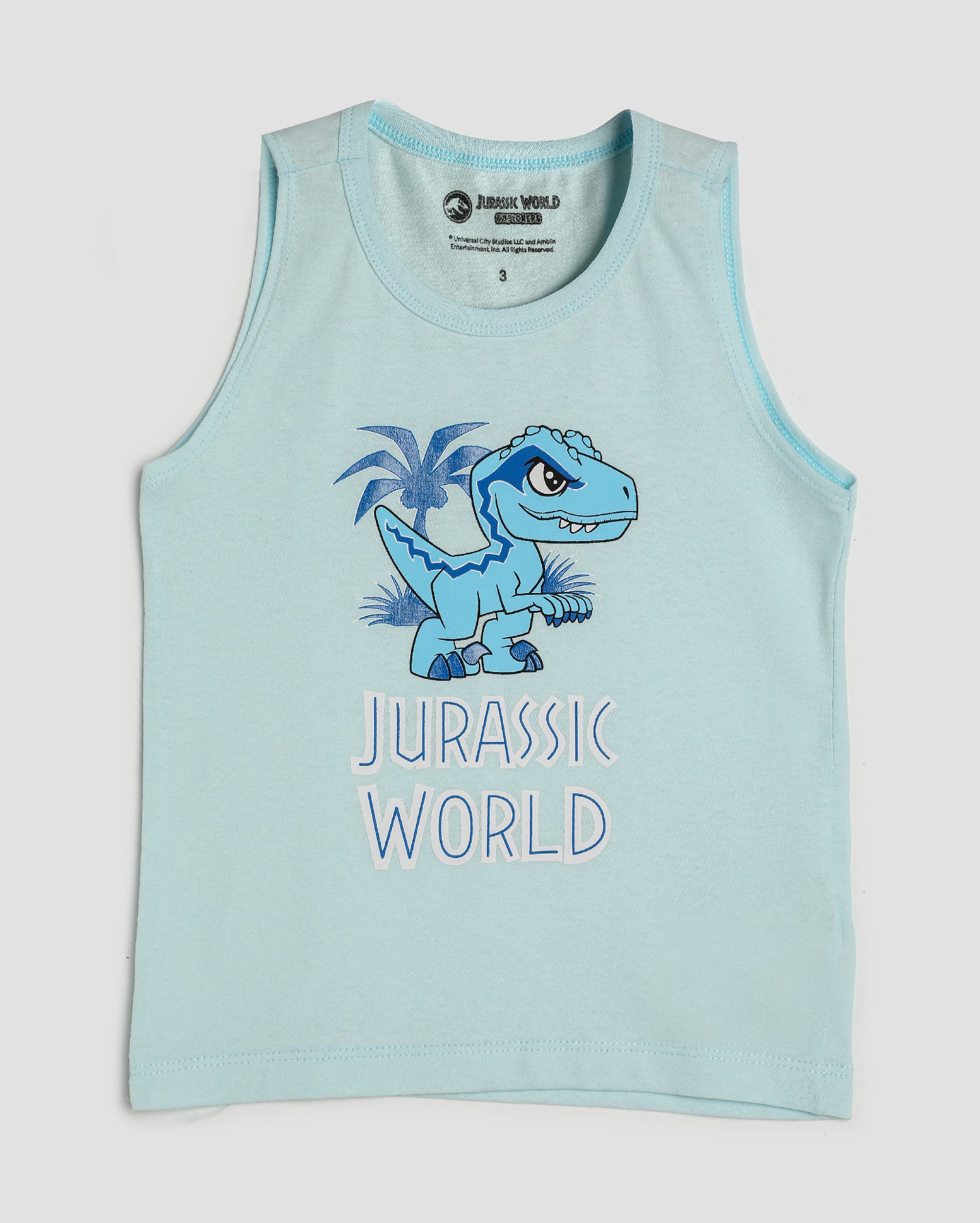 Regata infantil Dino Jurassic World 1-4A azul | Universal