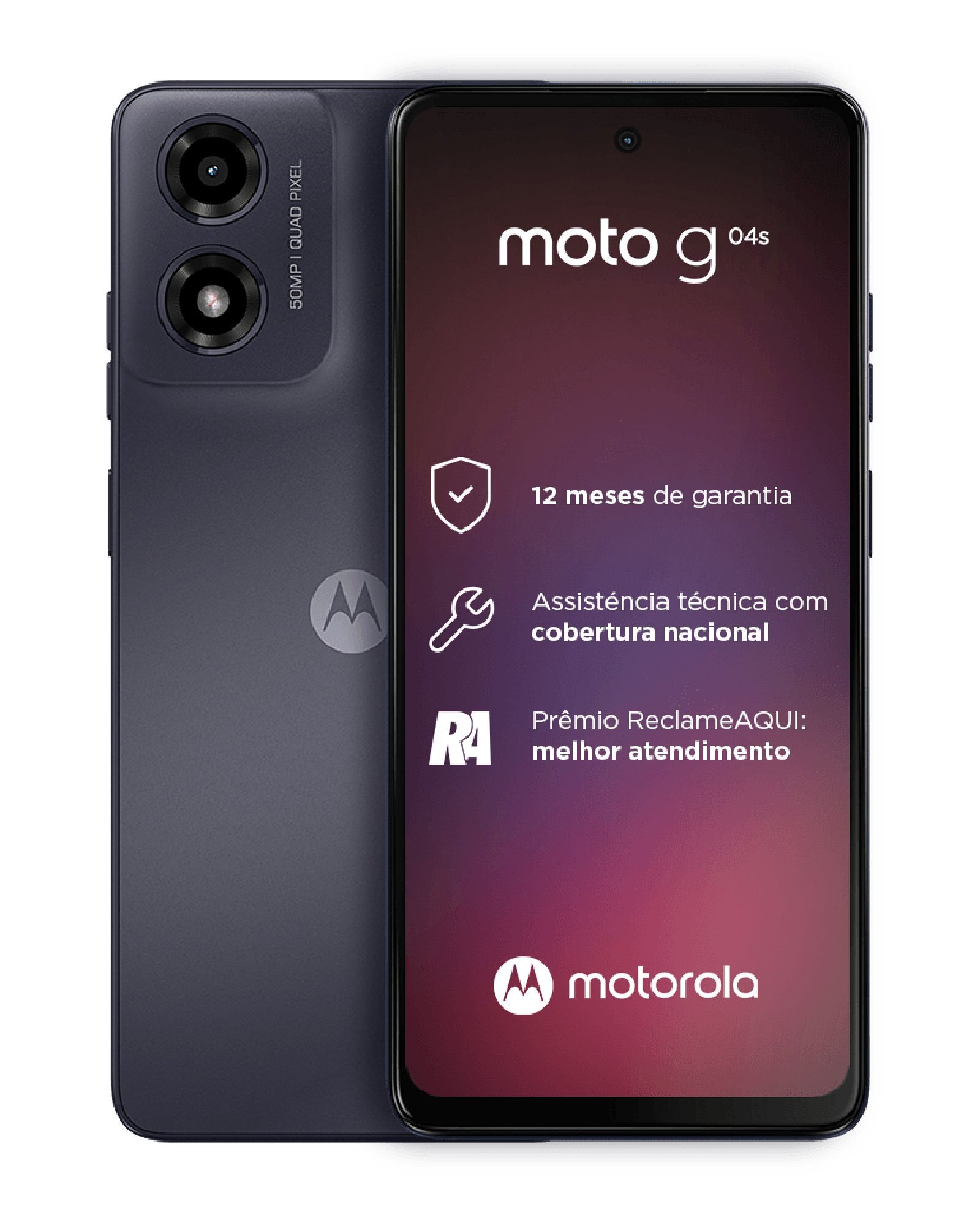 Riachuelo | Smartphone moto g04s 4G 128GB grafite | Motorola