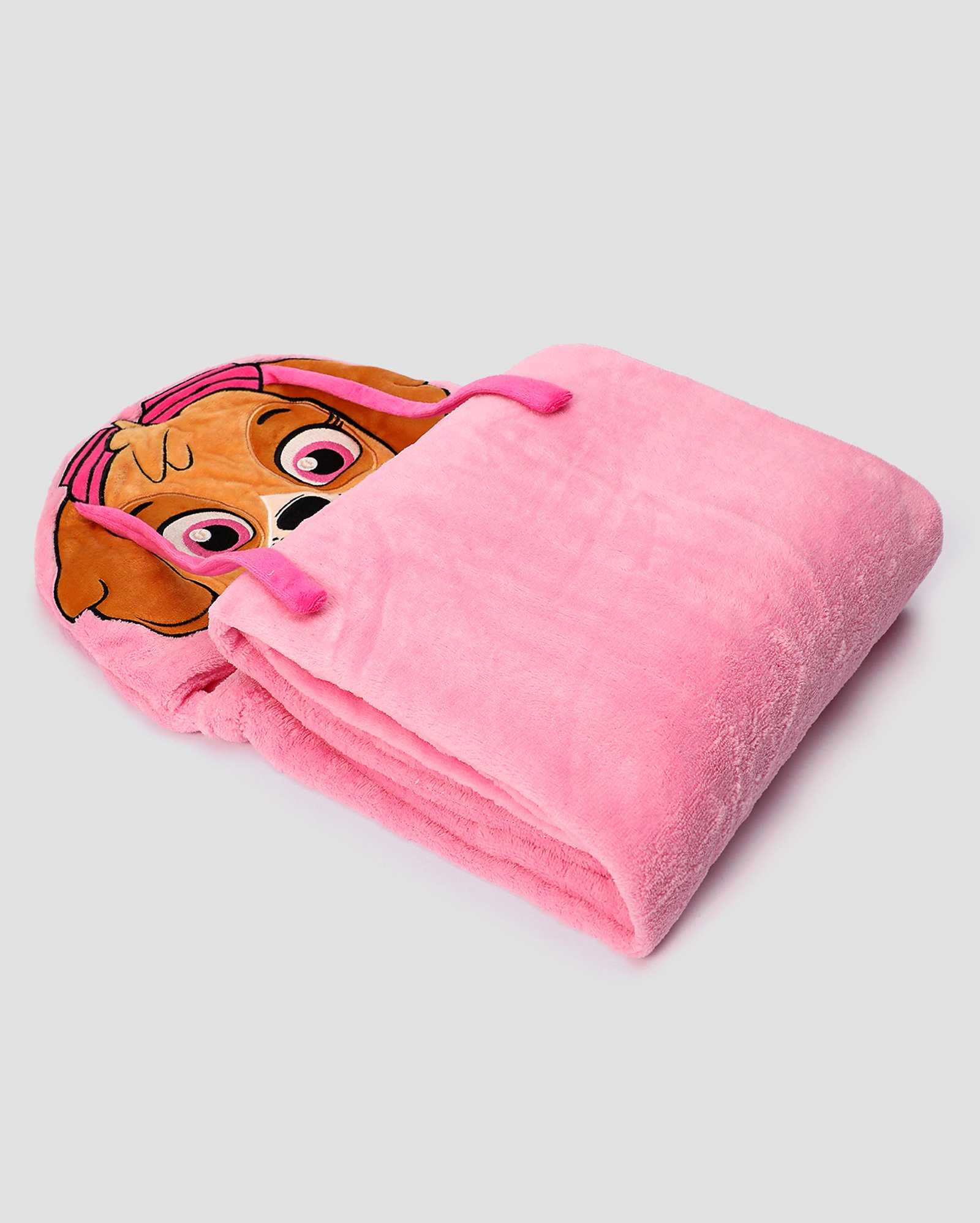 Manta infantil com capuz Skye Patrulha Canina rosa | Casa Riachuelo