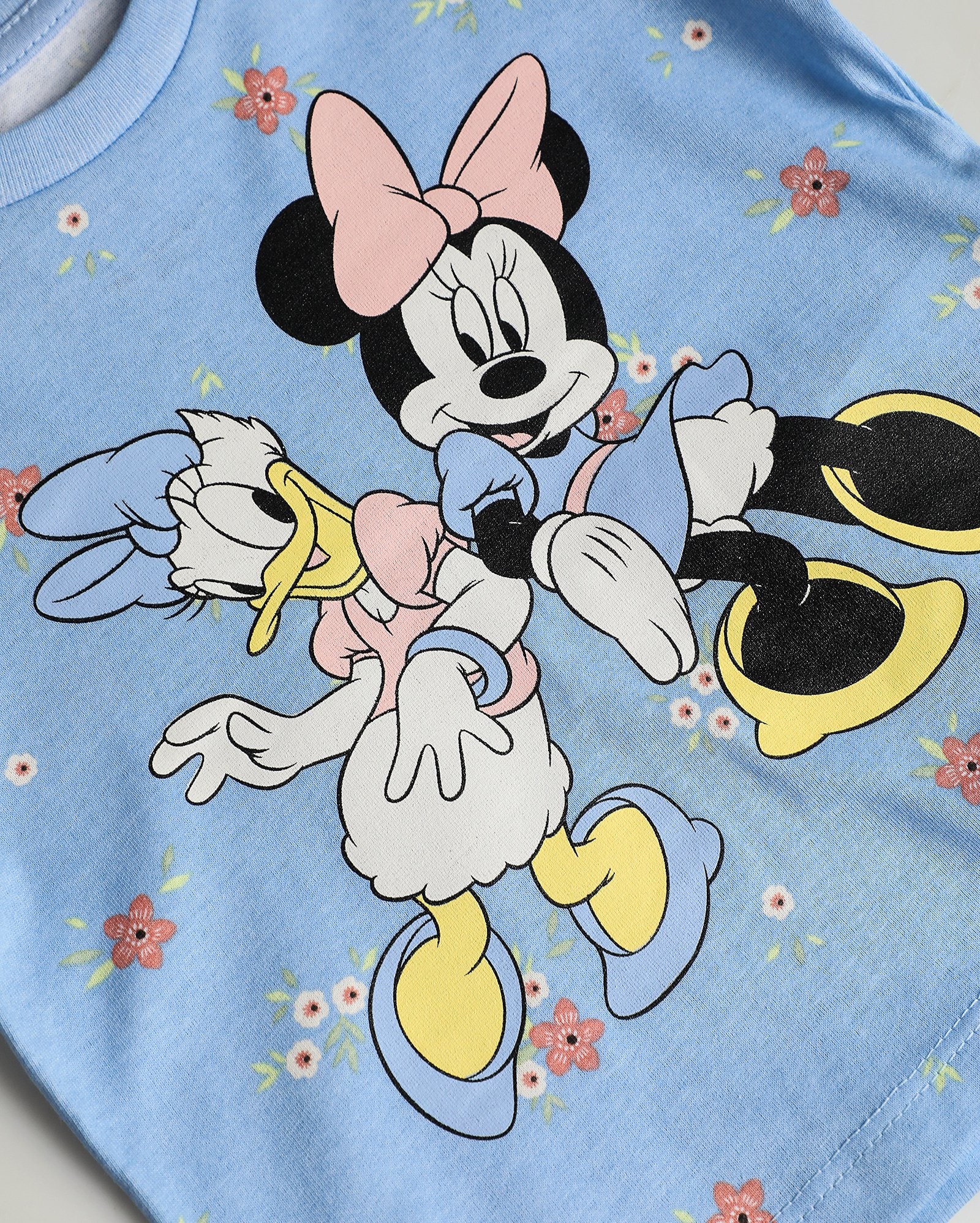 Riachuelo | Pijama curto infantil Minnie e Margarida 1-4A azul | Disney