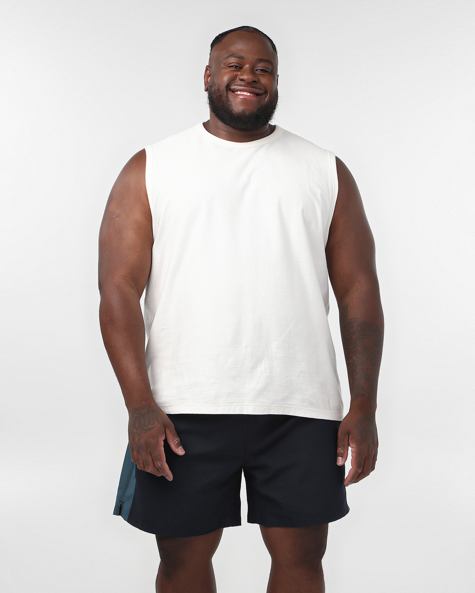 Bermuda plus size masculina cós elástico azul | Original Plus by Riachuelo