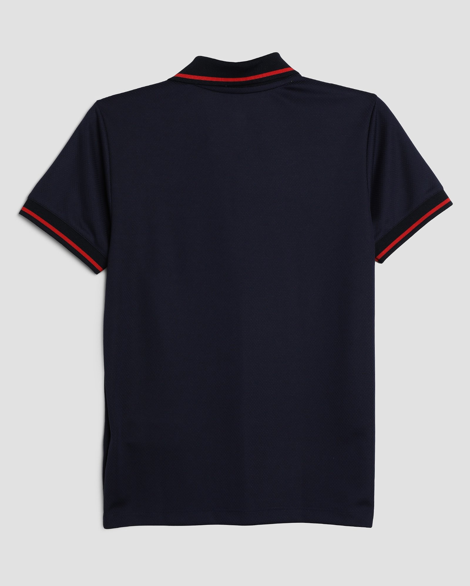 Camiseta juvenil futebol clube Barcelona gola polo azul
