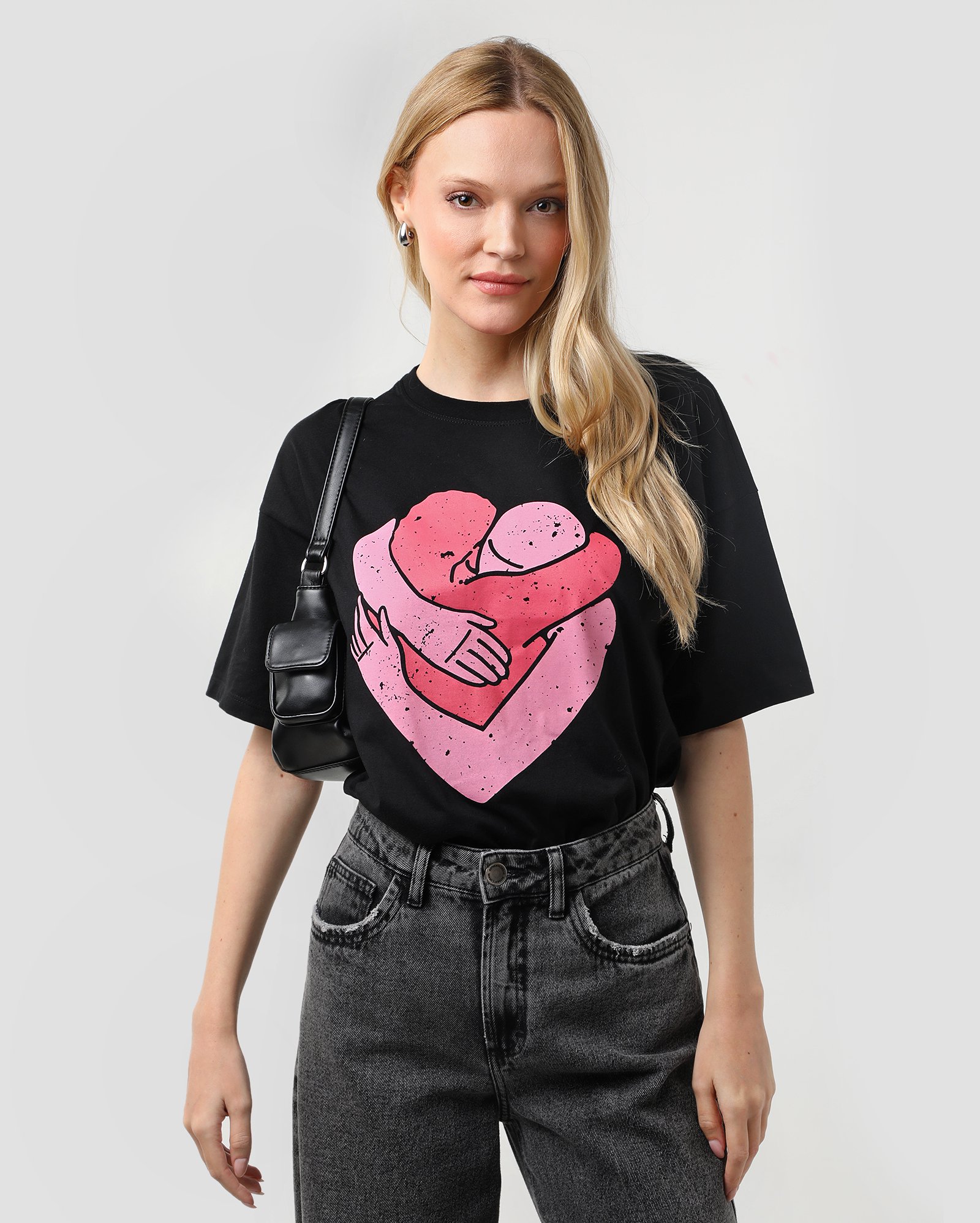 Camiseta oversized manga curta festival Salve o Sul preta | Riachuelo — foto 2