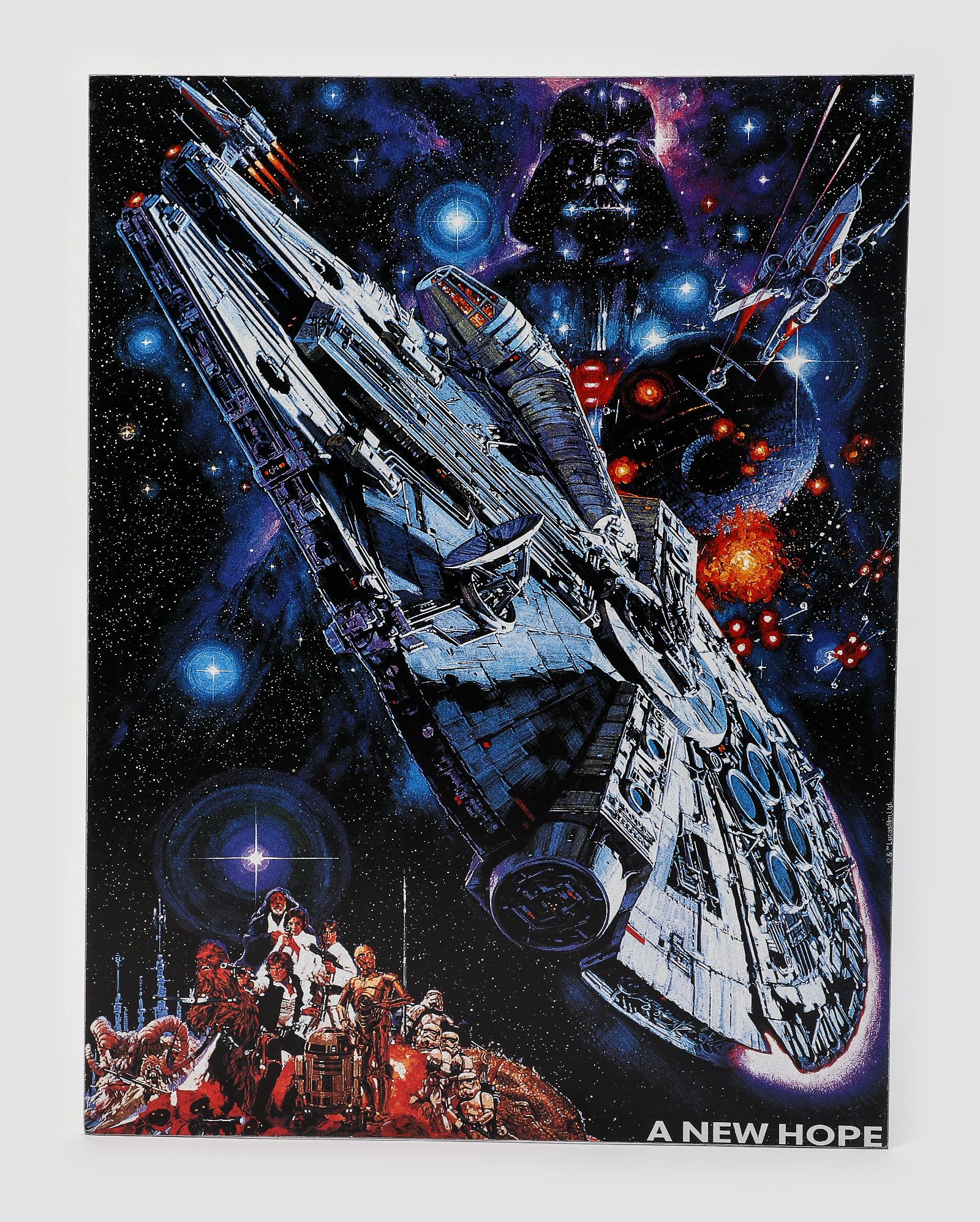 Quadro decorativo Star Wars New Hope 32x42cm multicor | Casa Riachuelo