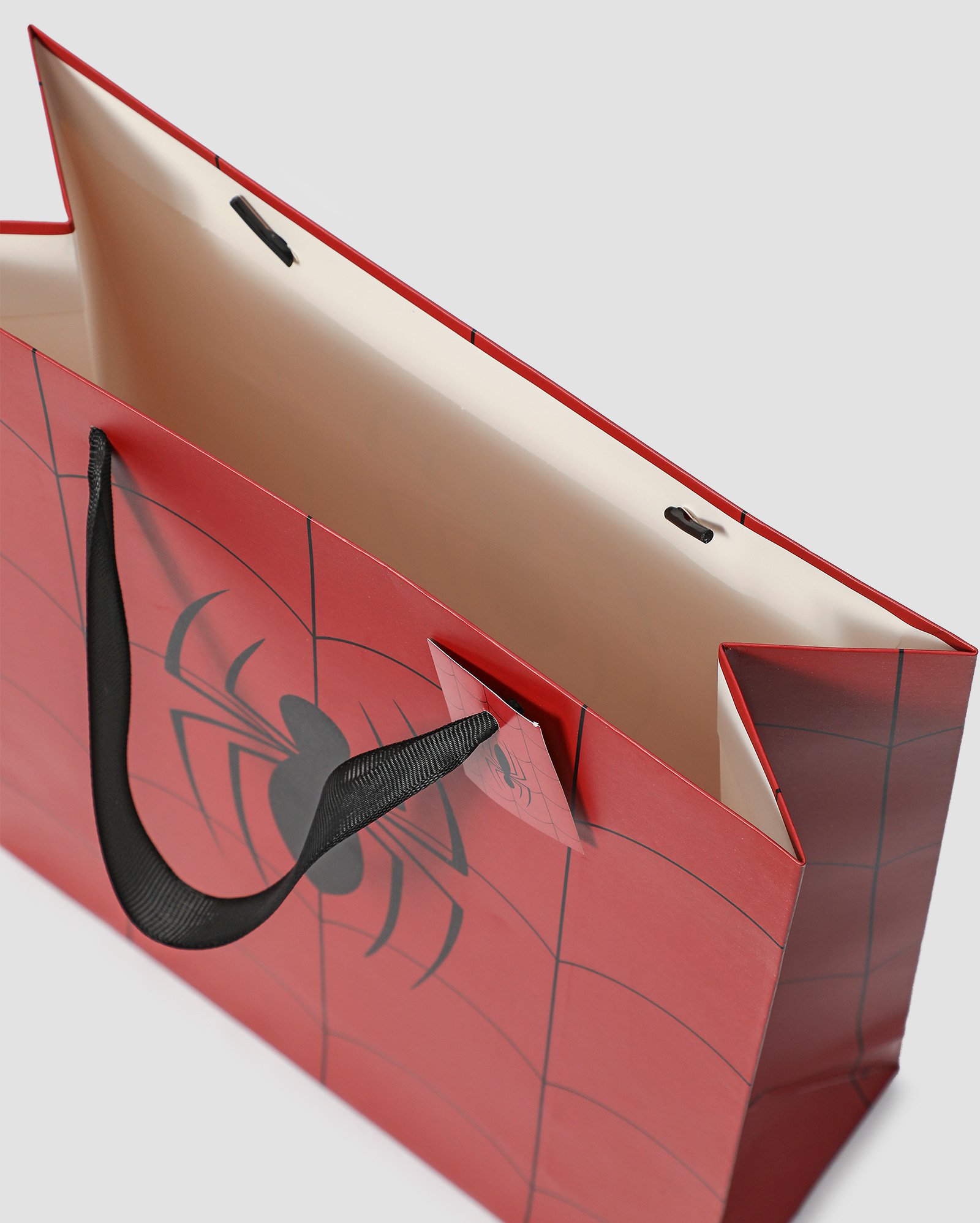 Sacola de presente M logo Homem-Aranha vermelha | Marvel