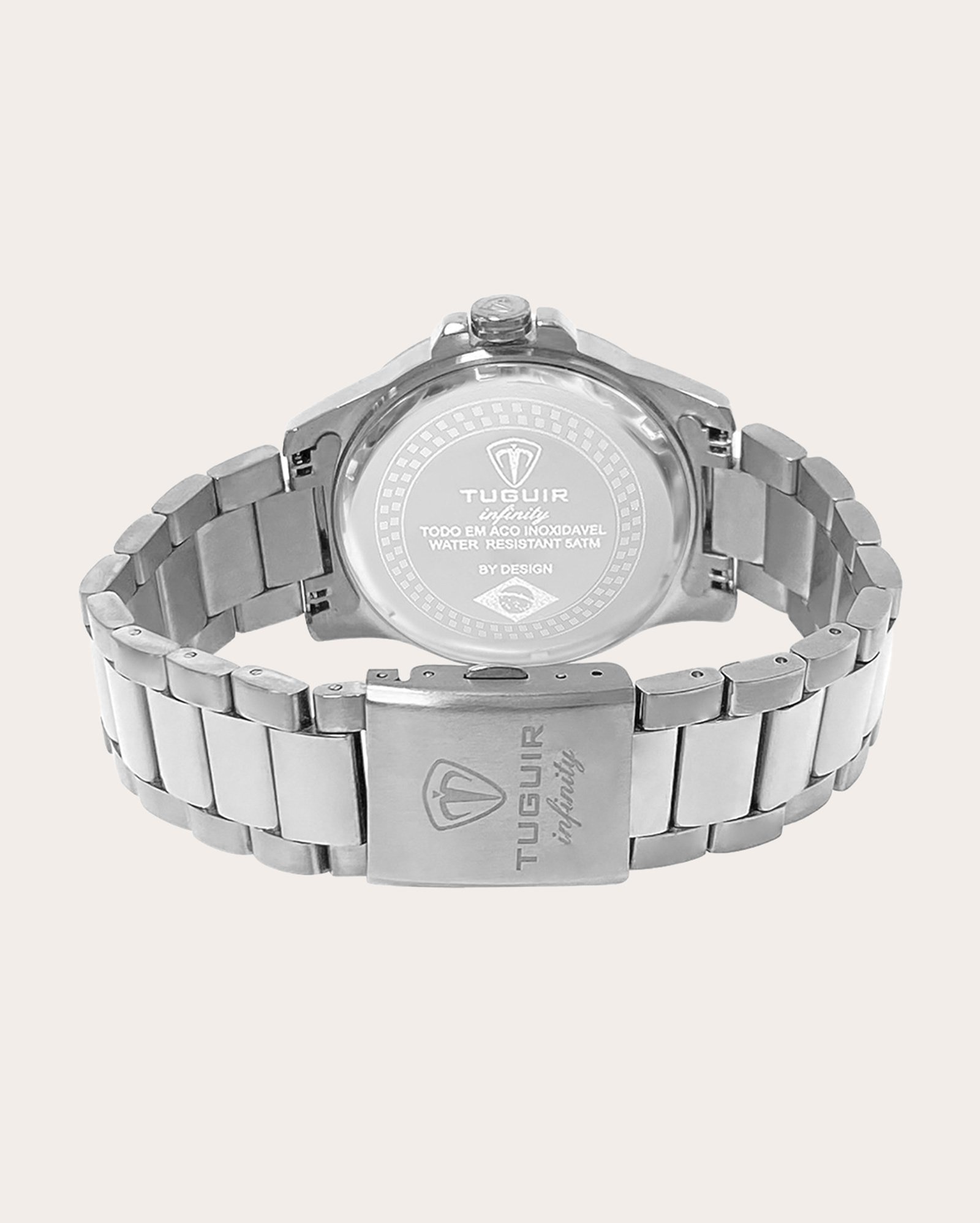 Relógio analógico masculino TGI37044 - prata | Tuguir