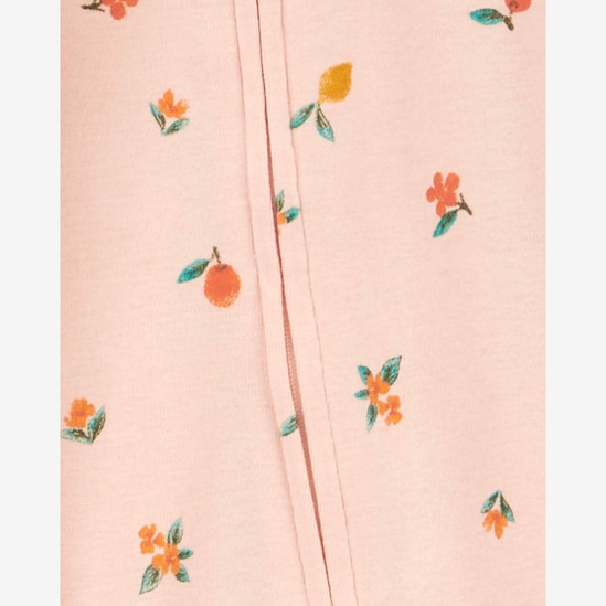 Conjunto longo bebê 3 peças com elástico homer grown floral multicor | Carter's