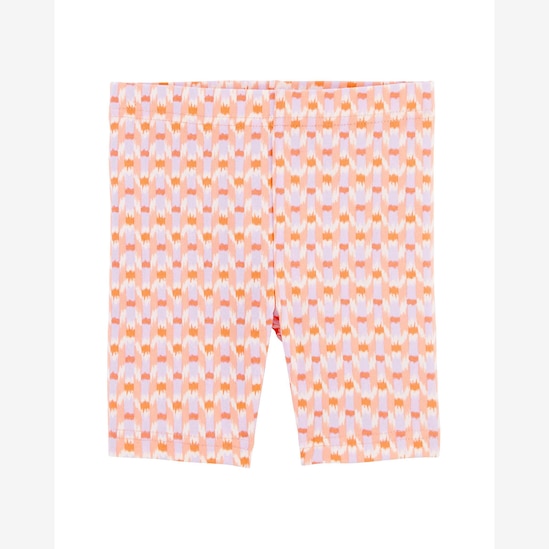 Bermuda infantil cós de elástico abstrata rosa | Carter's