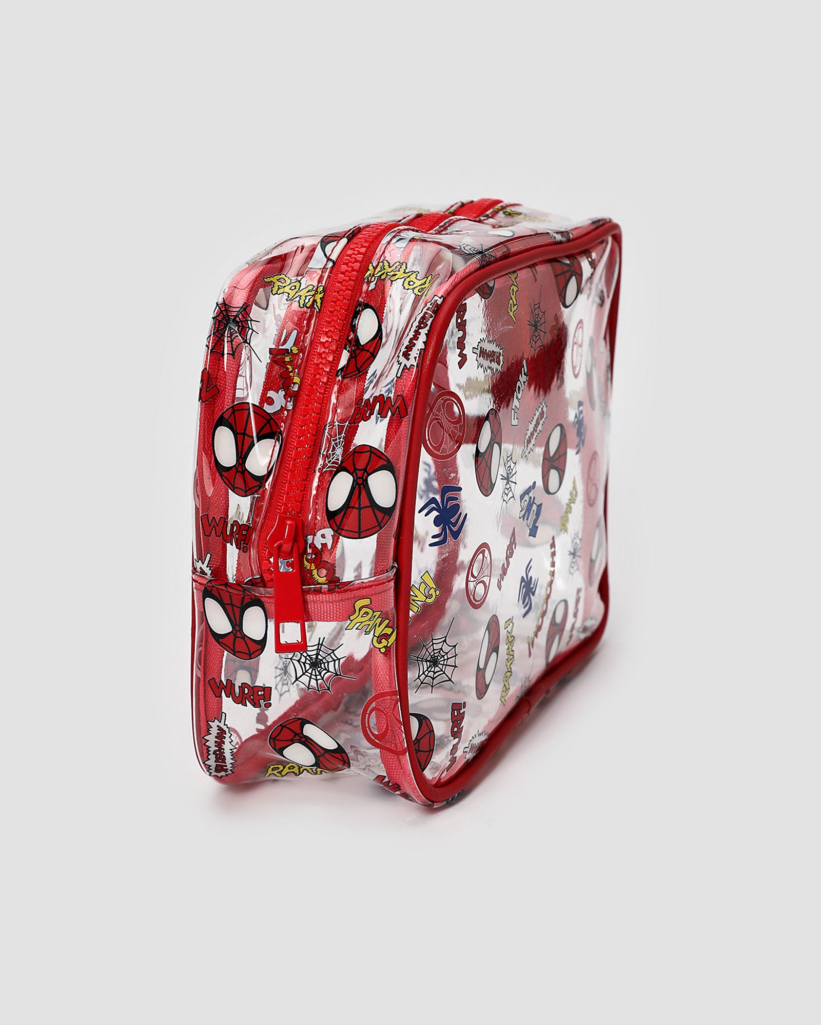 Necessaire G poliuretano transparente Homem-Aranha vermelha | Marvel