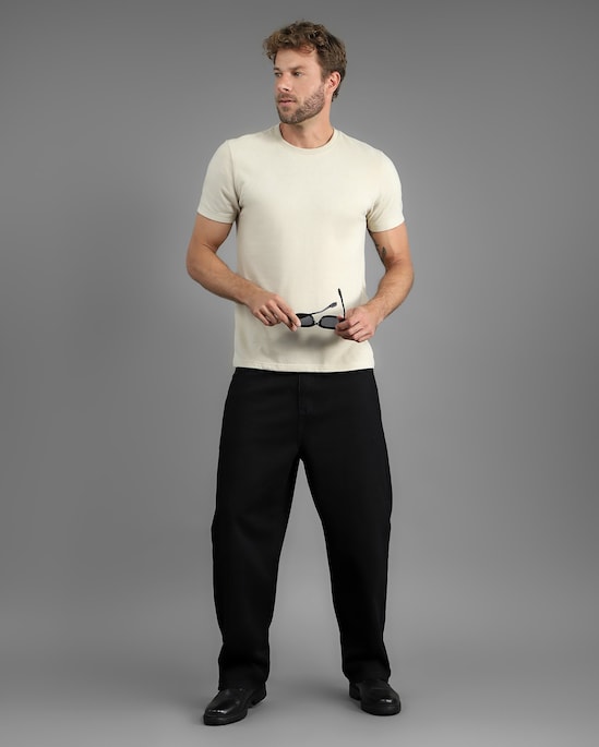 Camiseta masculina Tech UltraSoft - Bege Claro