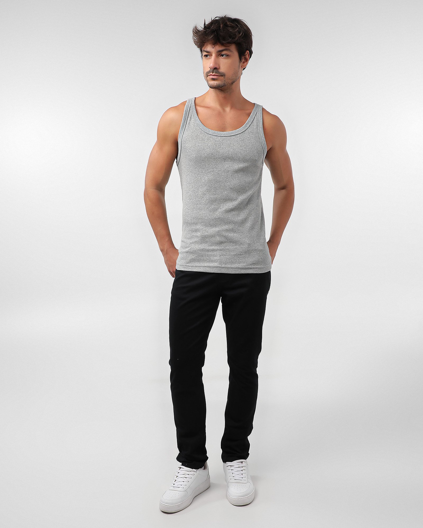Calça jeans masculina Comfy skinny - Preto | Pool Jeans