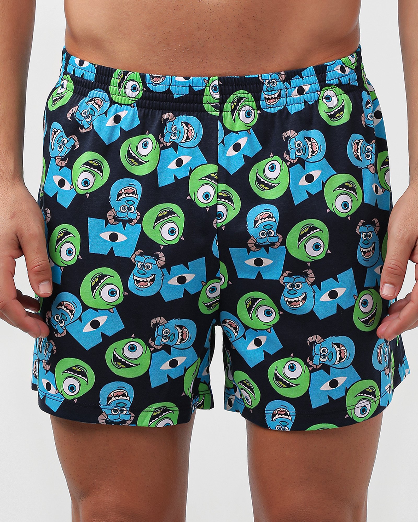 Cueca samba canção estampada Monstros S.A. preta | Disney