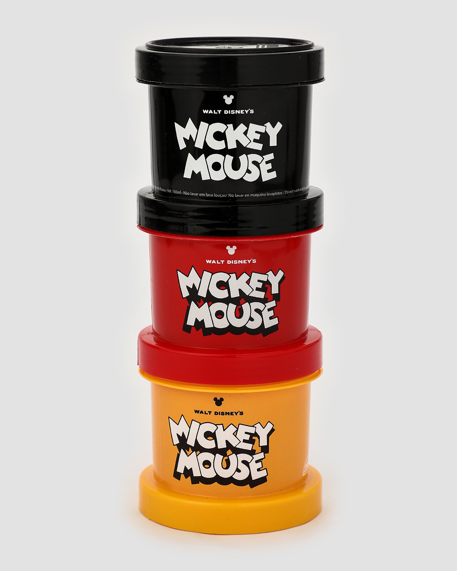 Pote organizador 3 em 1 Disney Mickey Mouse multicor | Casa Riachuelo