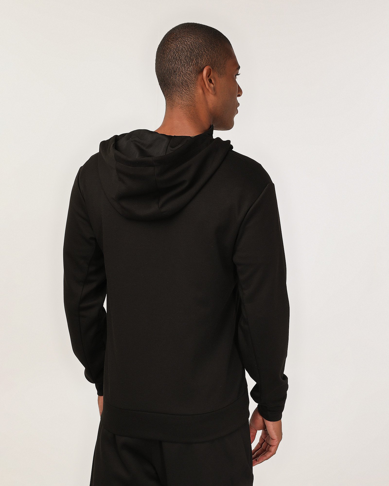 Blusa de moletom masculina Scuba com capuz - Preto | BodyWork by Riachuelo