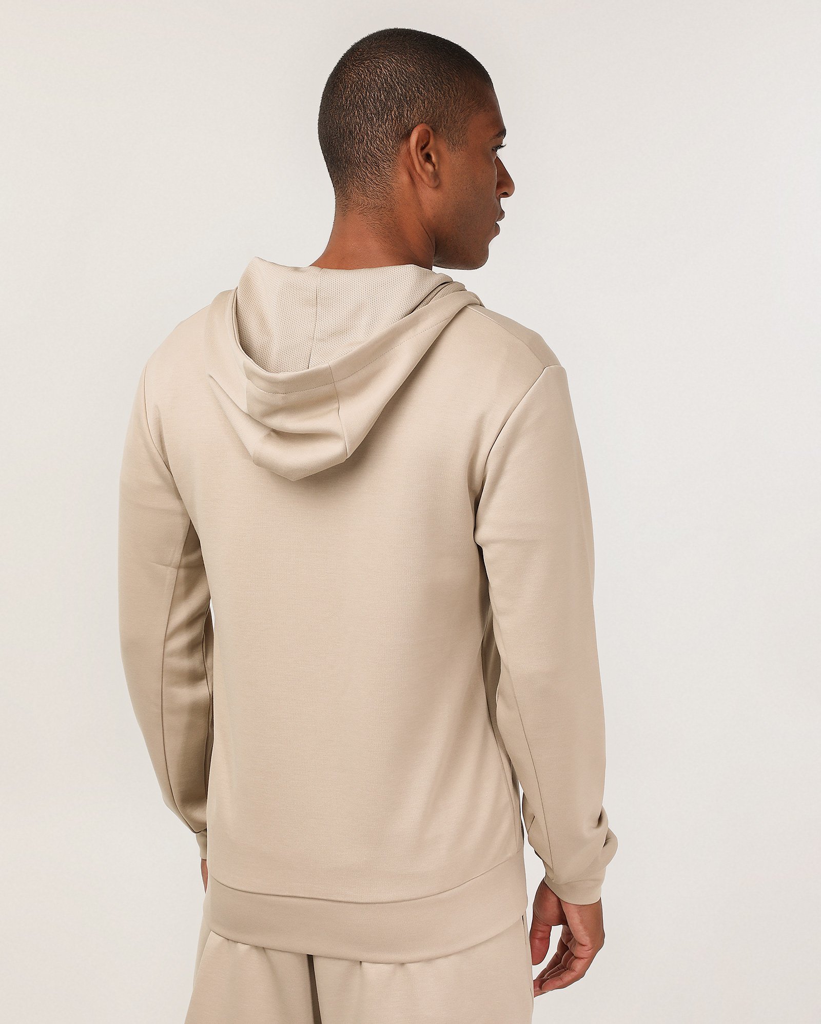 Blusa de moletom masculina Scuba com capuz - Bege Claro | BodyWork by Riachuelo