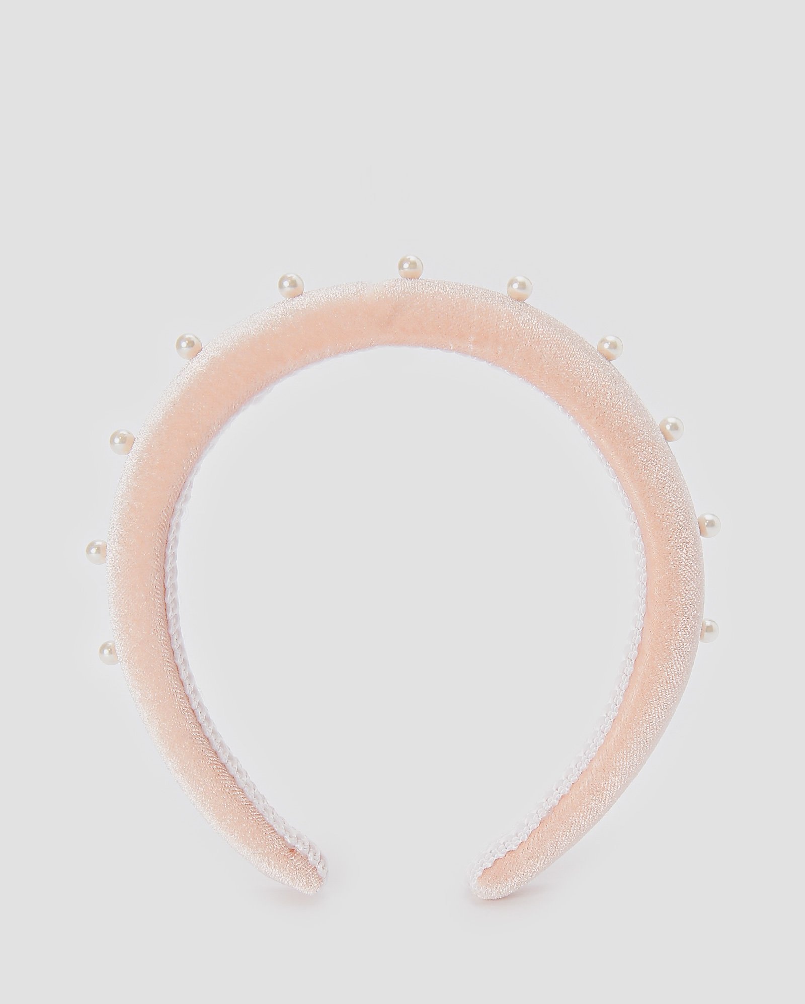 Tiara infantil com aplique perolado rosa | Accessori by Riachuelo