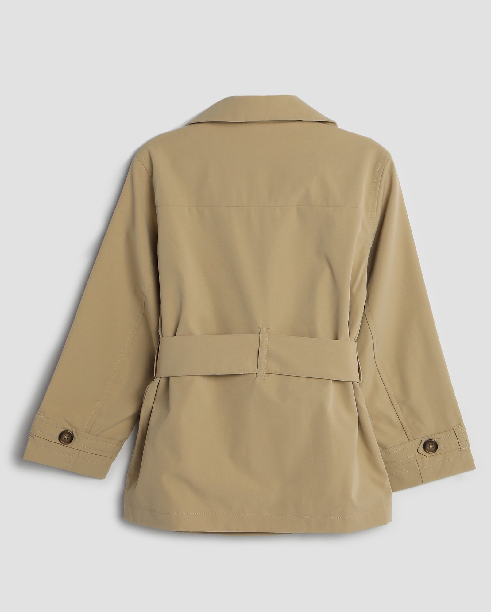 Trench coat infantil perfecto com amarração 4-10A bege | Pool Kids